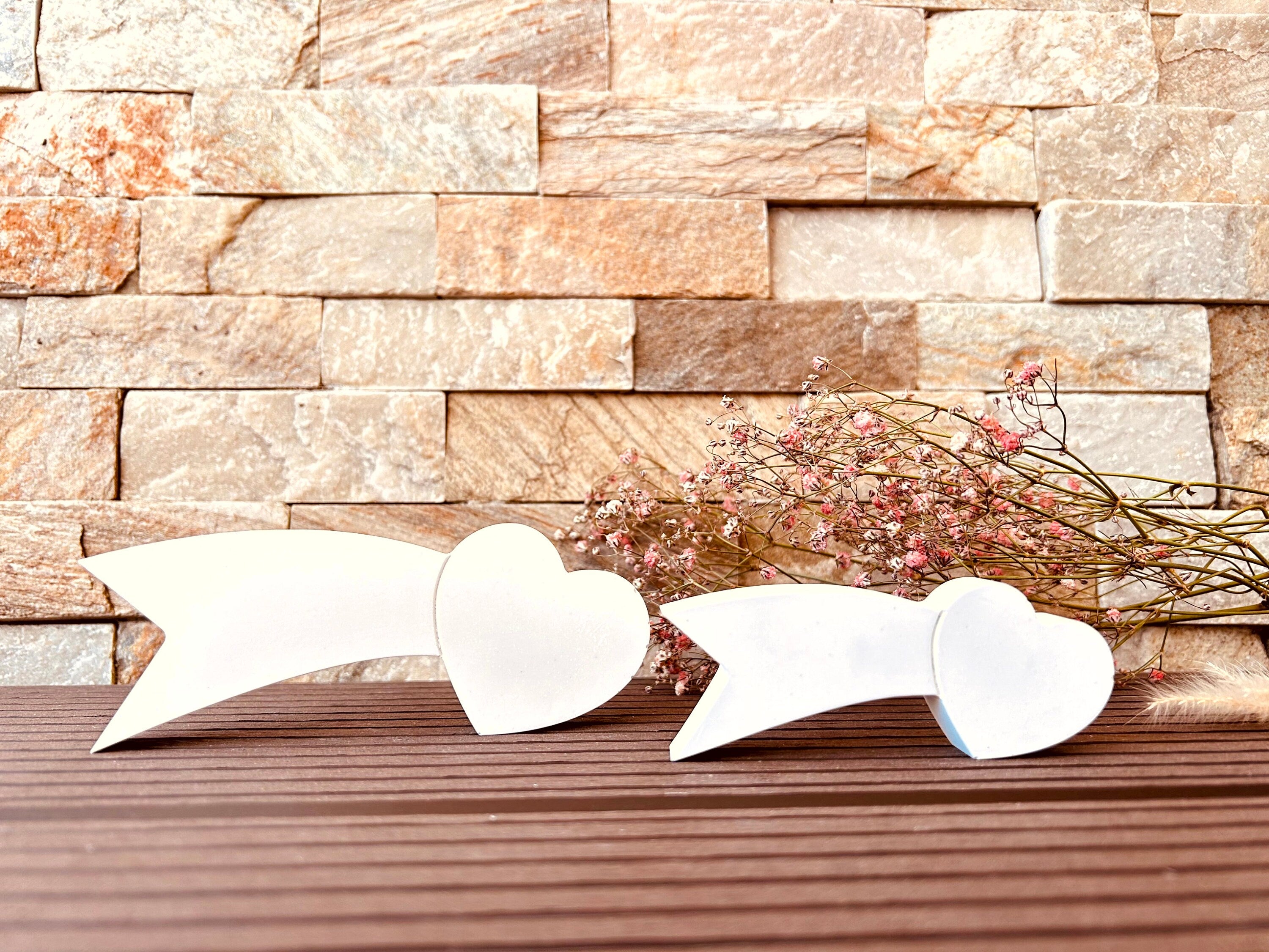 Silikon - Gießform - Herzschnuppe - Herz -