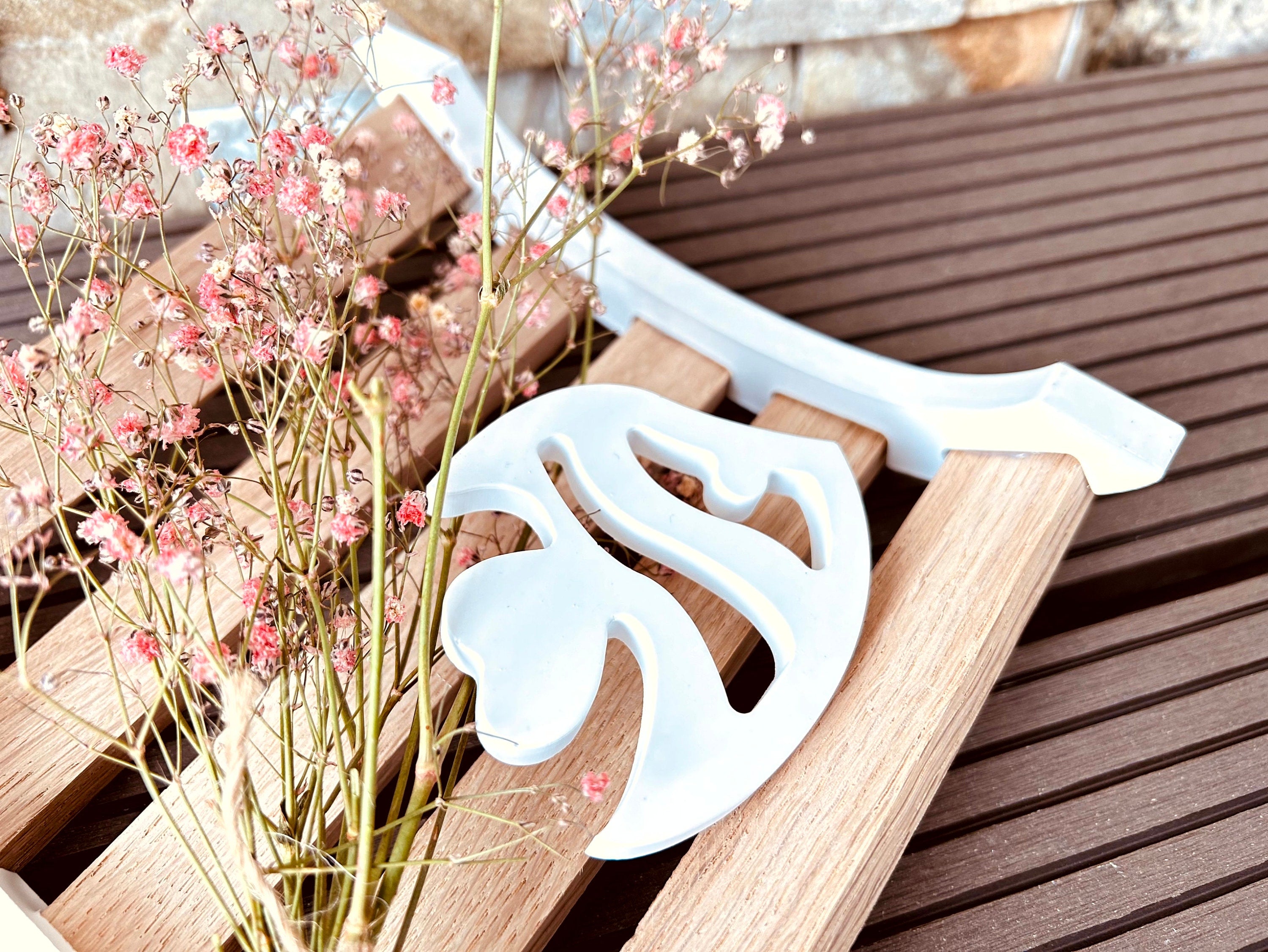 Silikon - Gießform - große Schale - Korb - Schaukelbank -