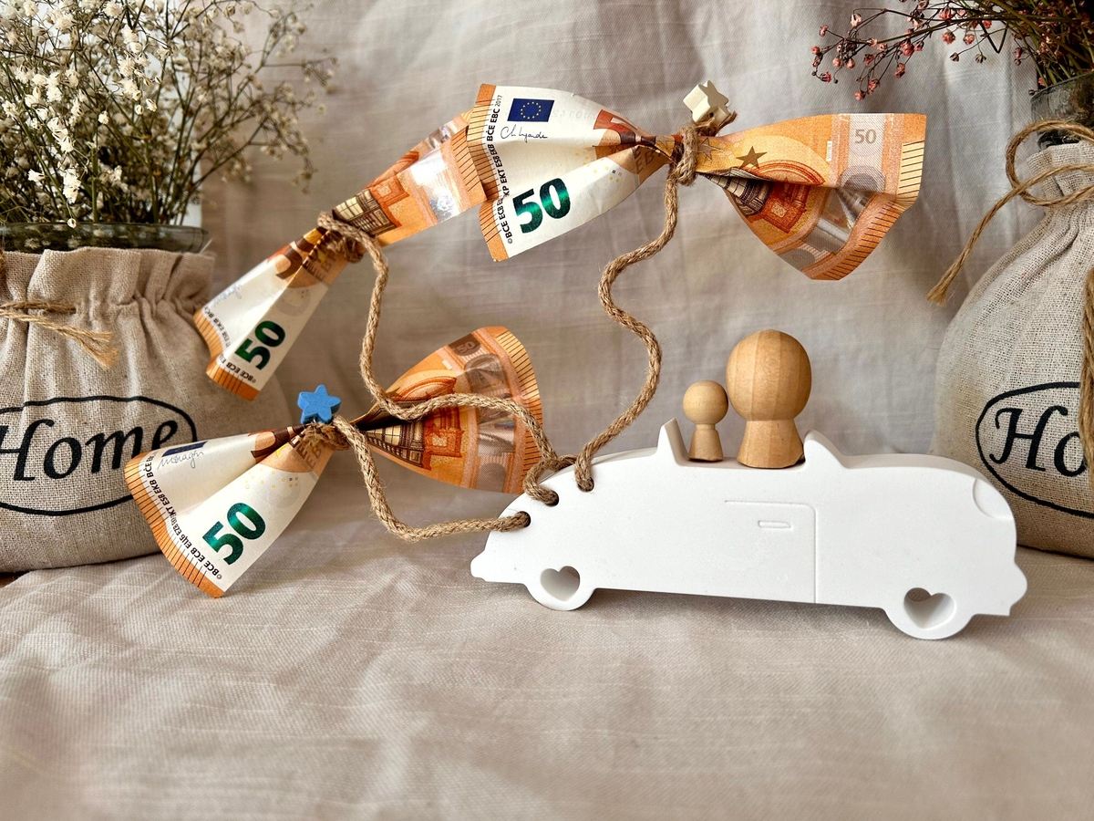 Silikongießform Geldgeschenk Auto Urlaub – Ansicht 5