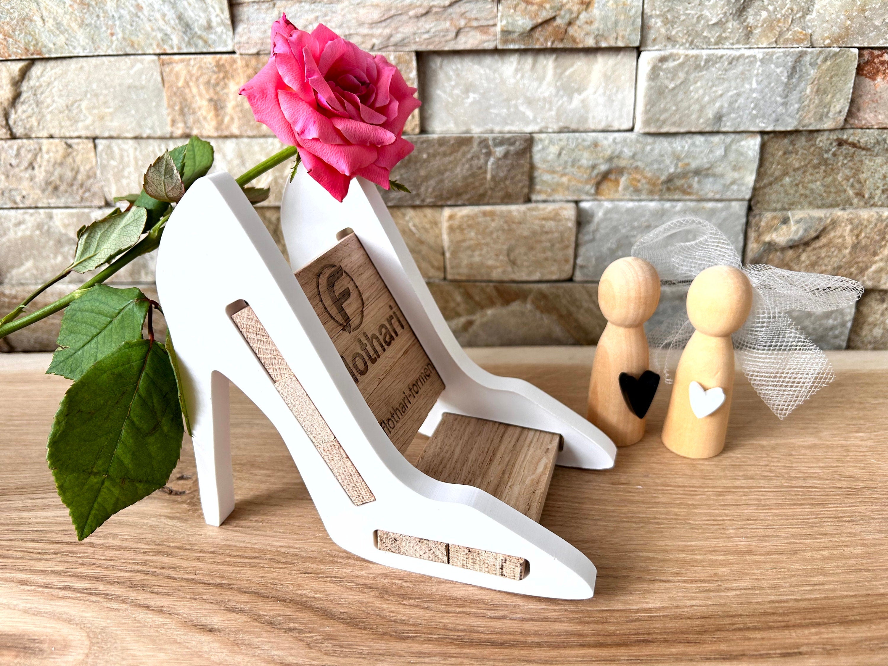 Silikon - Gießform -High Heels - Schuhe - Klötzchen -