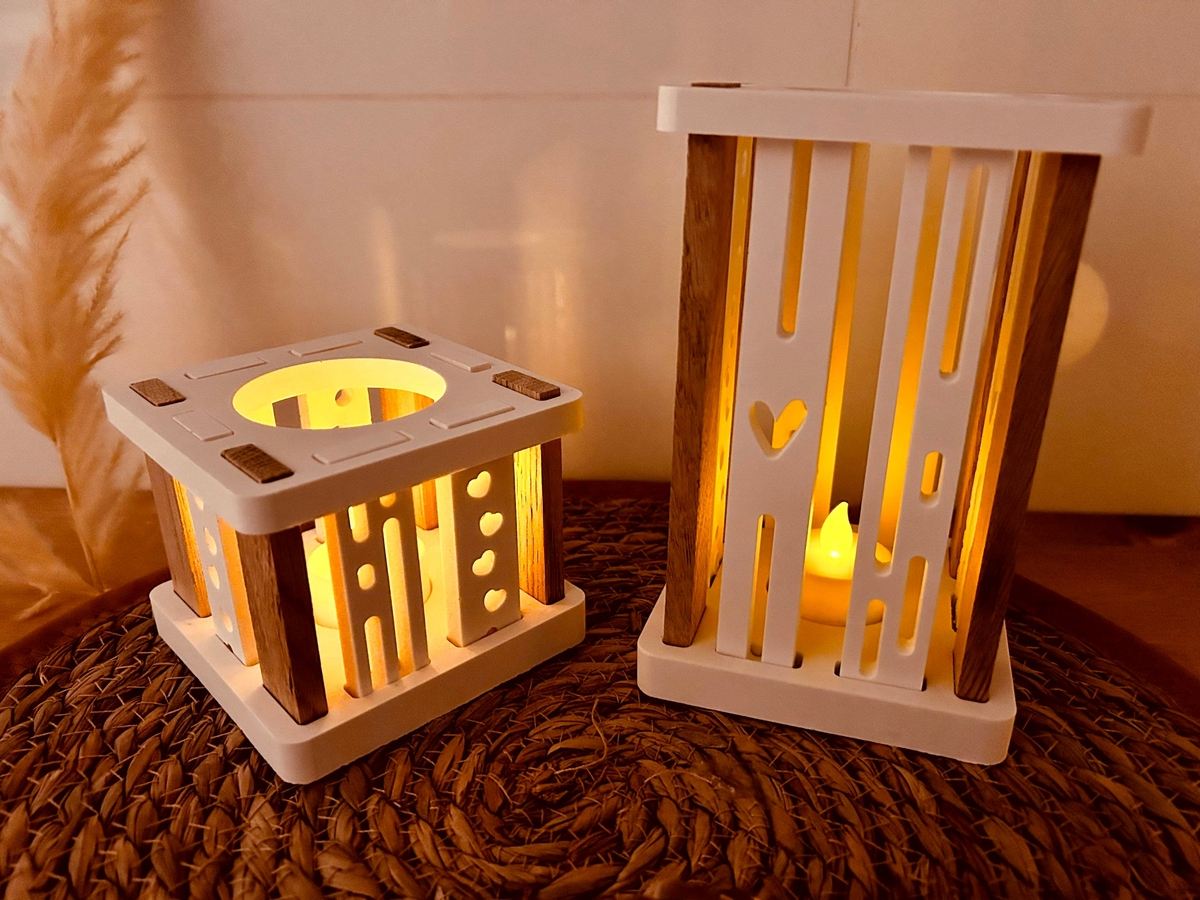 Silikon Gießform Windlicht Quadratisch Klötzchen – Ansicht 8
