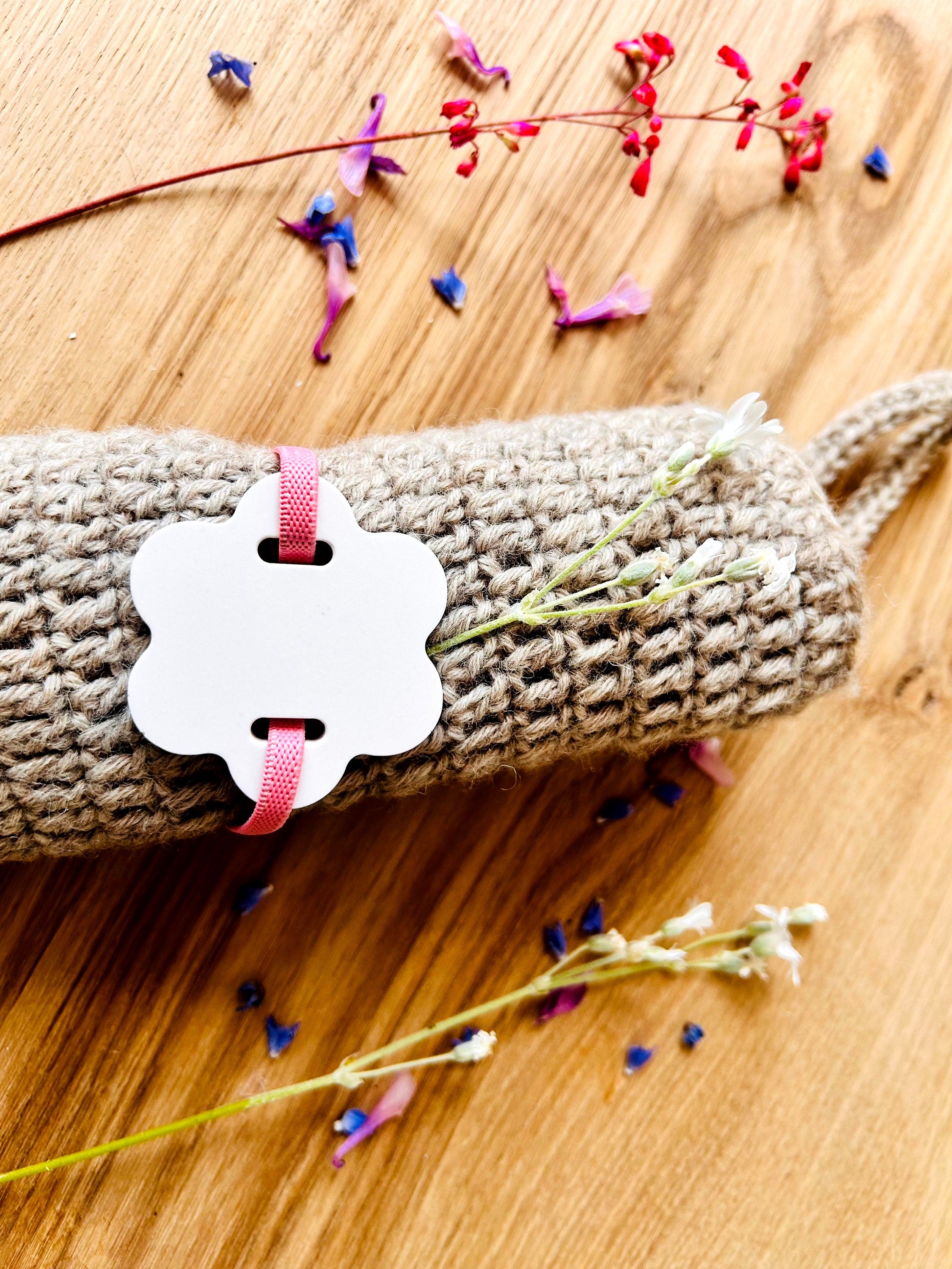 Silikon - Gießform - Geschenkanhänger Blume - Anhänger -