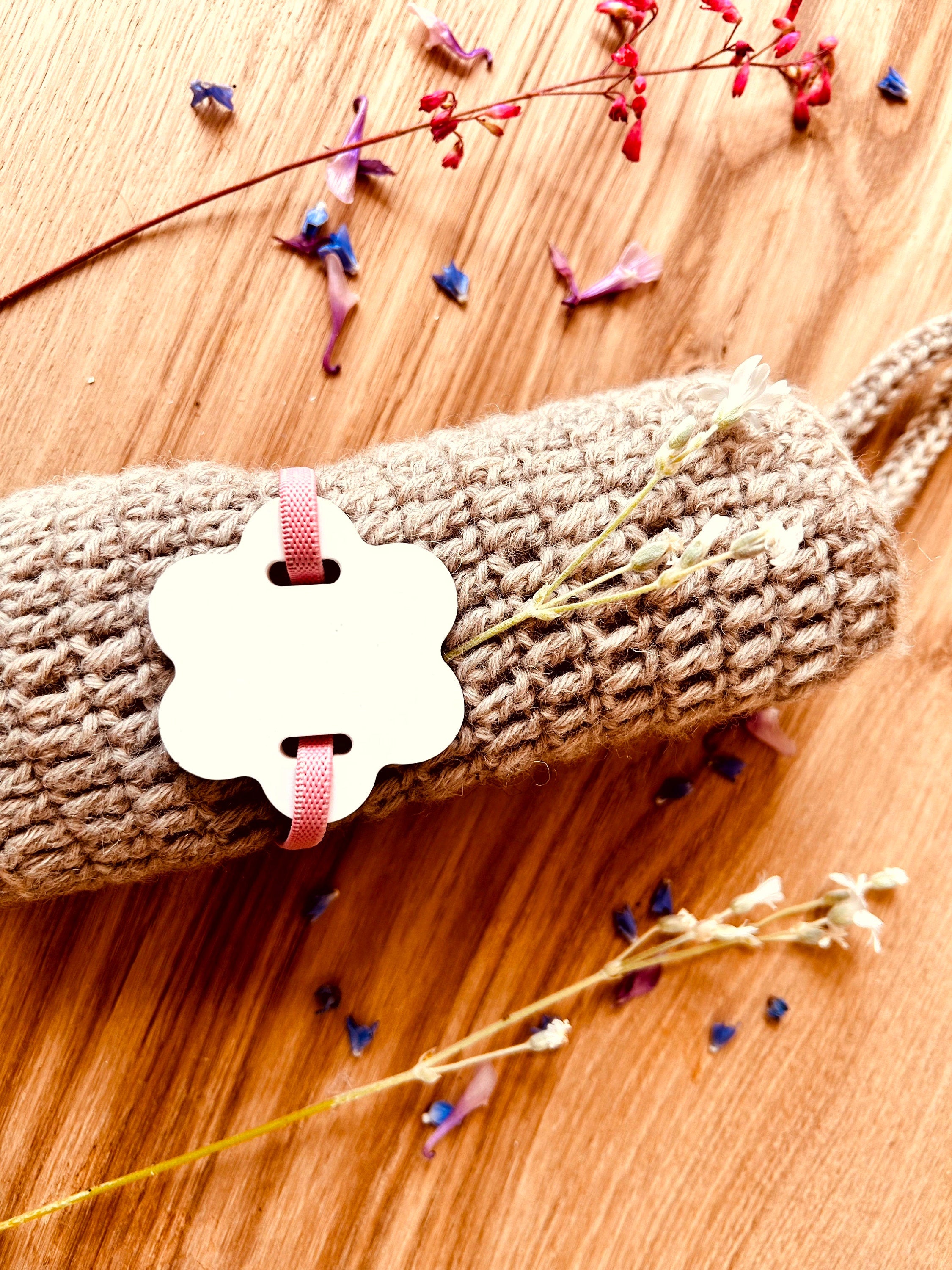Silikon - Gießform - Geschenkanhänger Blume - Anhänger -