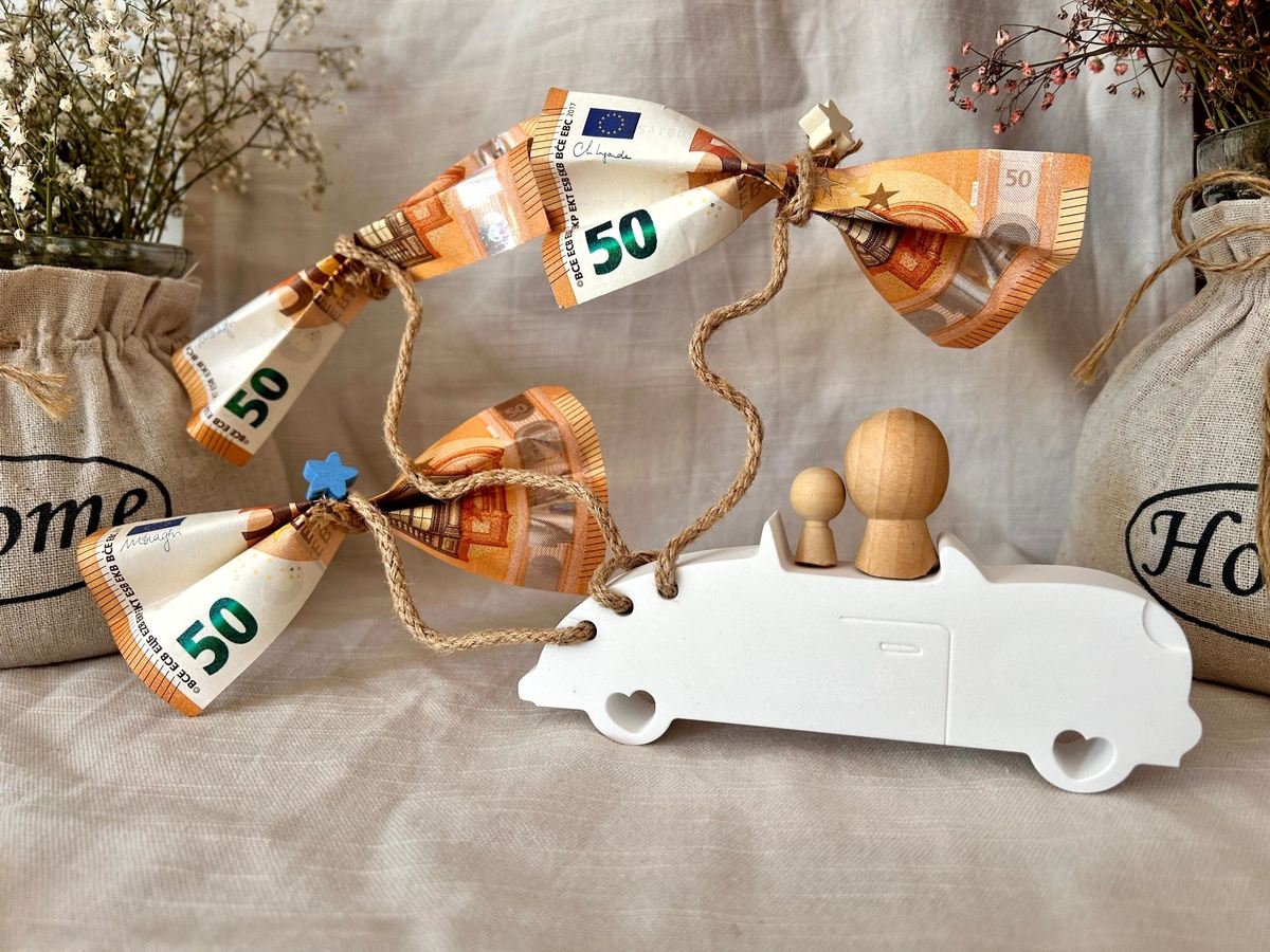 Silikongießform Geldgeschenk Auto Urlaub – Ansicht 4