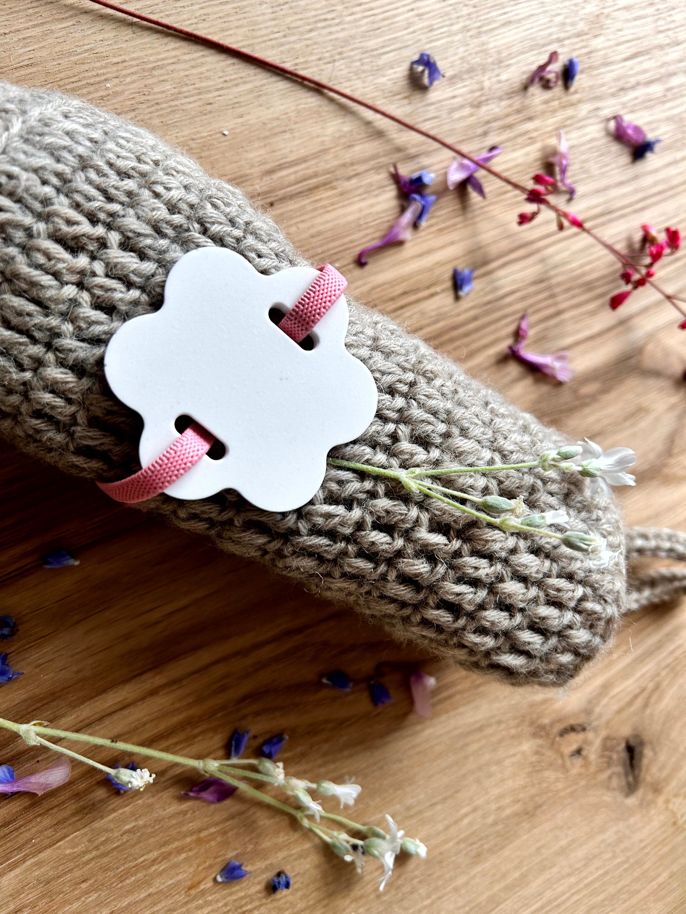 Silikon - Gießform - Geschenkanhänger Blume - Anhänger -