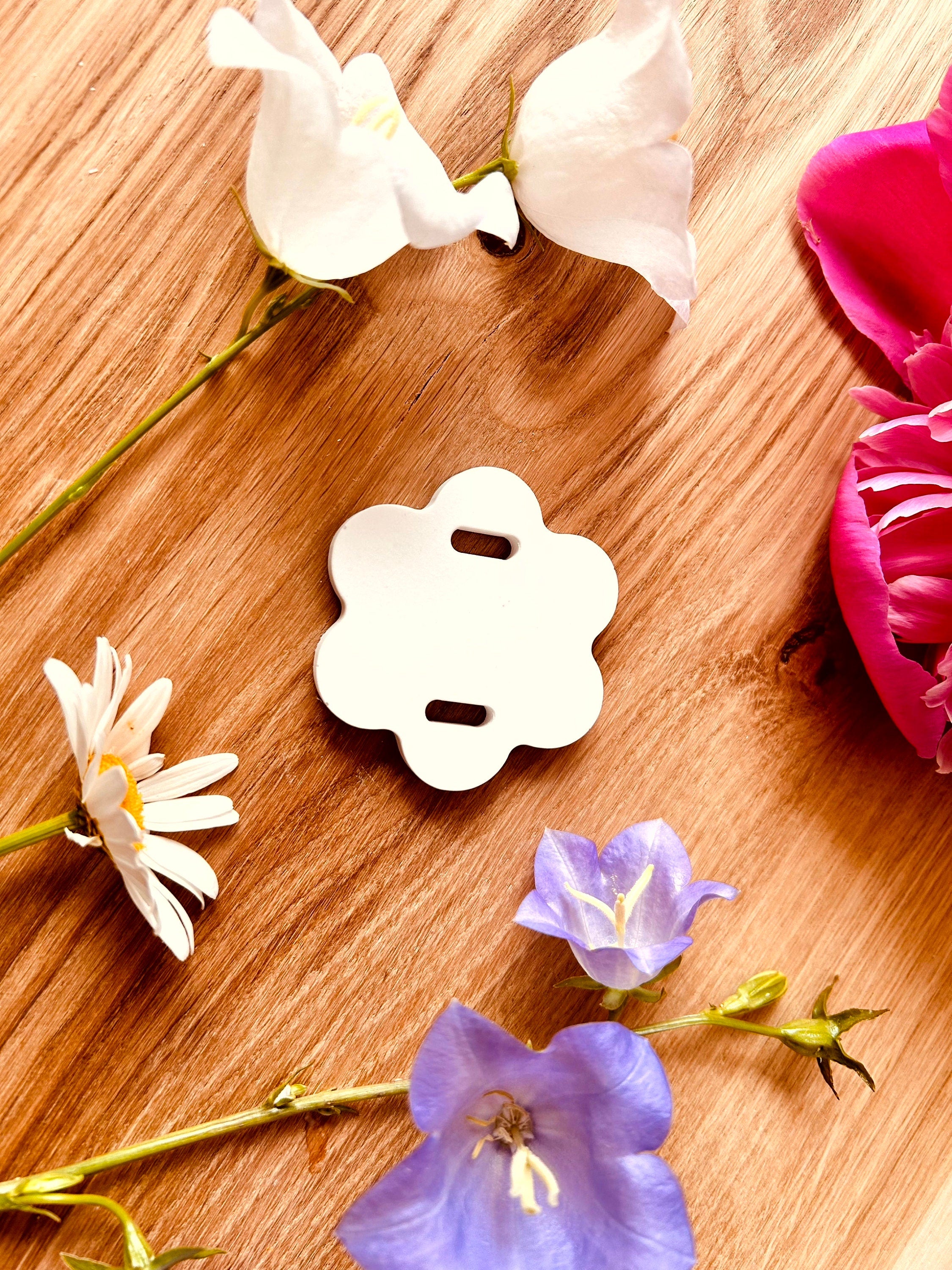 Silikon - Gießform - Geschenkanhänger Blume - Anhänger -