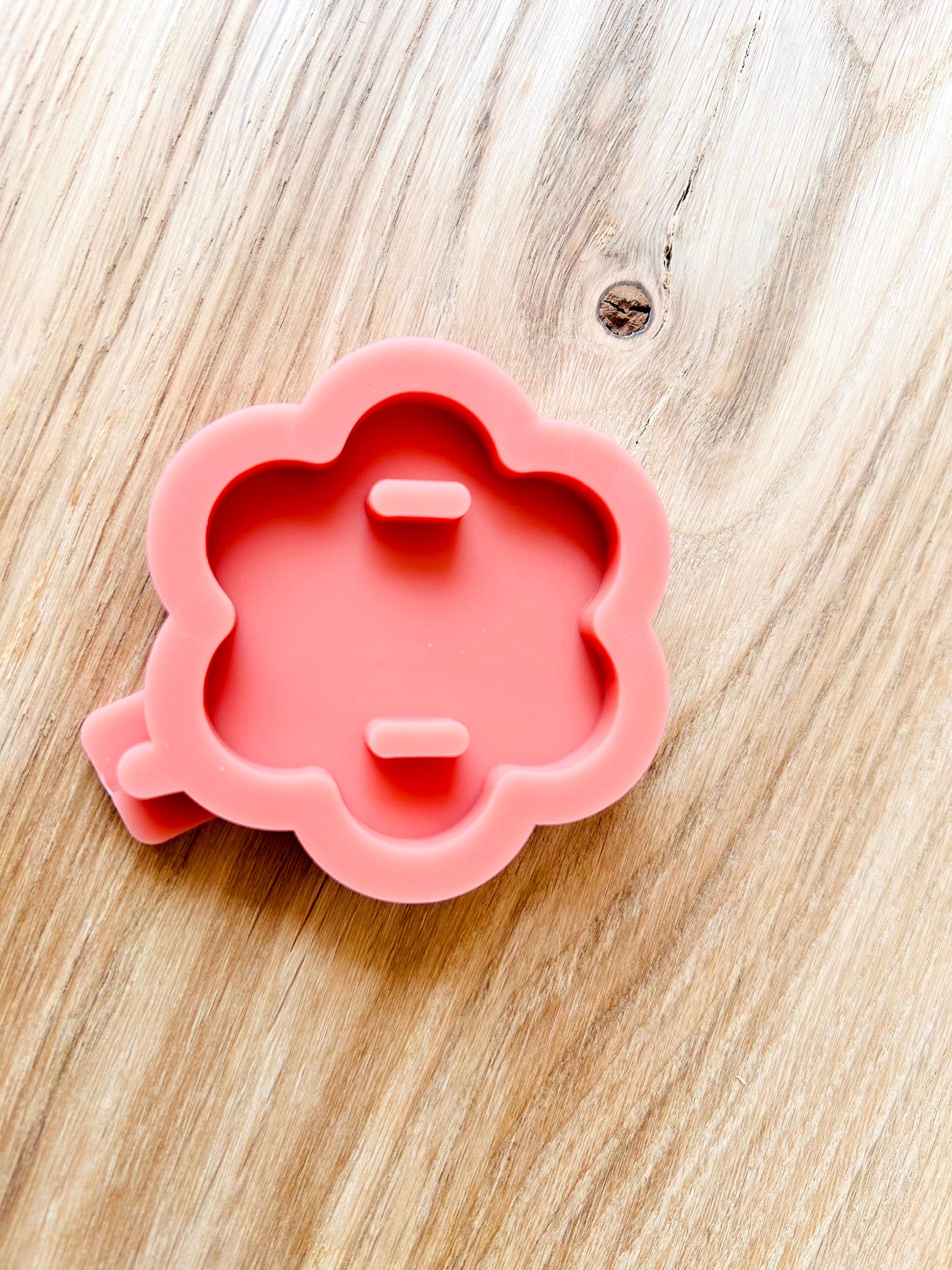 Silikon - Gießform - Geschenkanhänger Blume - Anhänger -