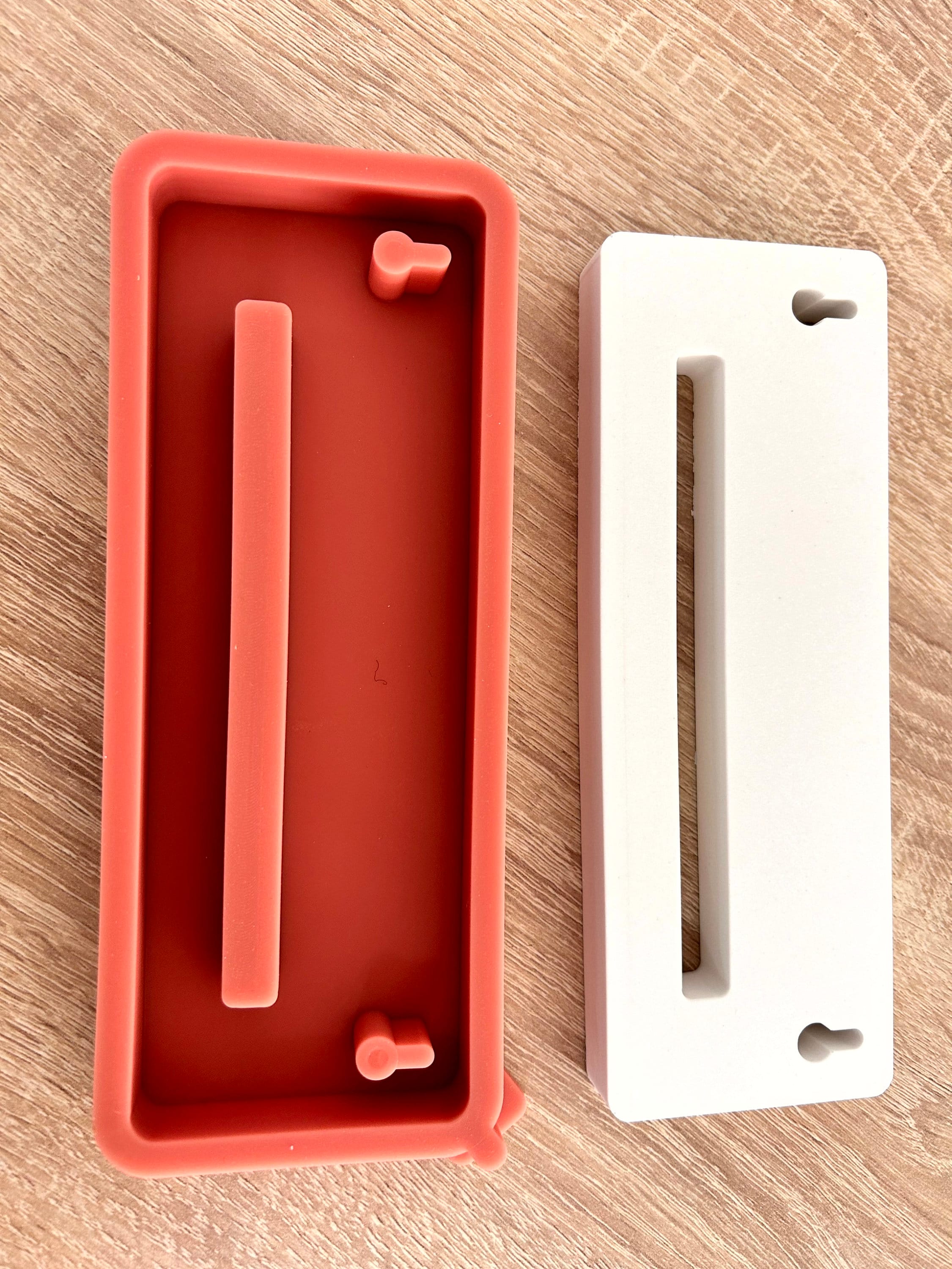 Silikon - Gießform - Wandhalterung Lang - Einschieber -