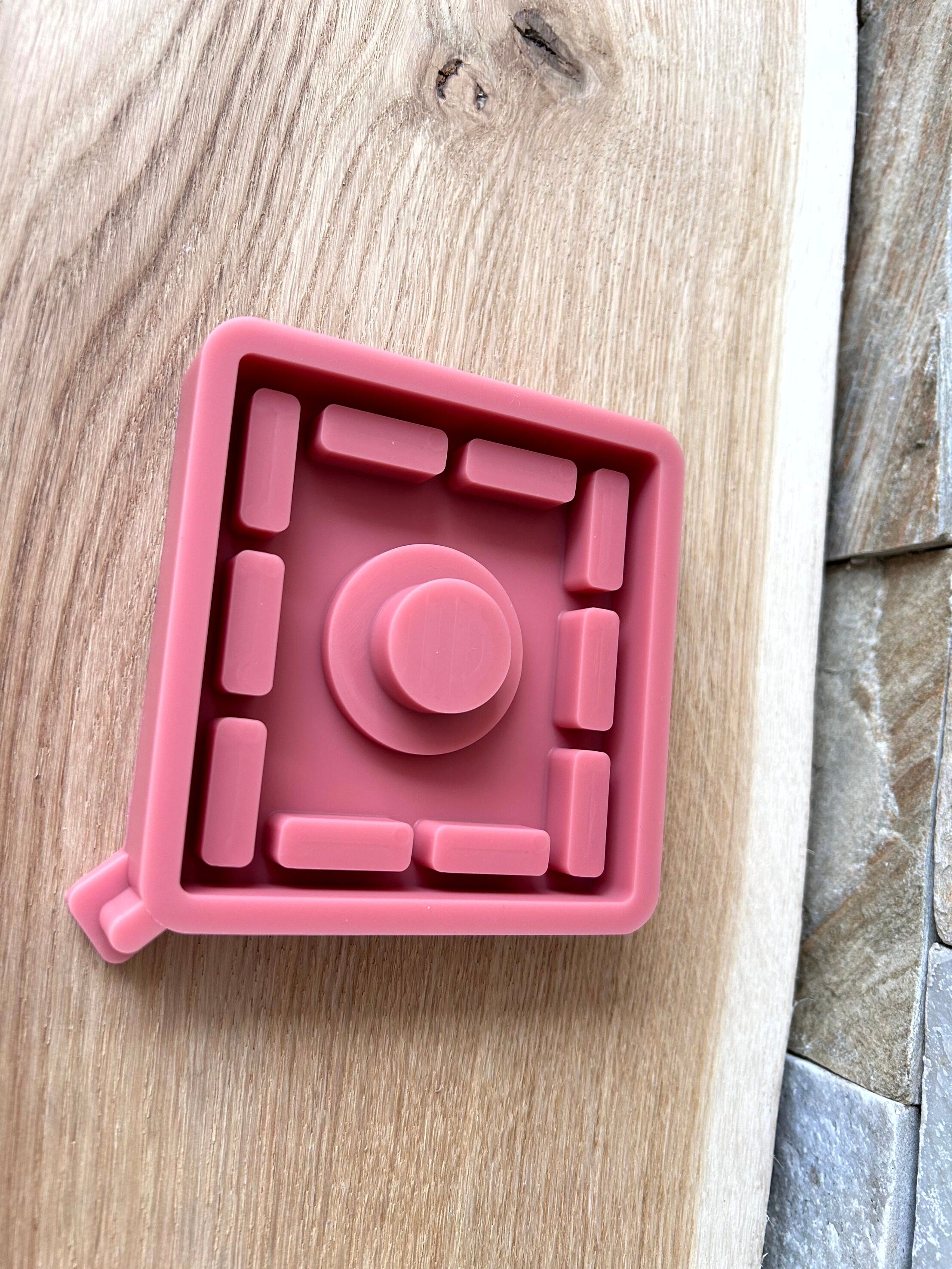 Silikon - Gießform - Windlicht Rechteckig für 10 Klötzchen - Klötzchen Lichthäuser - Lichthausklötzchen - Klötzchen - Windlicht -