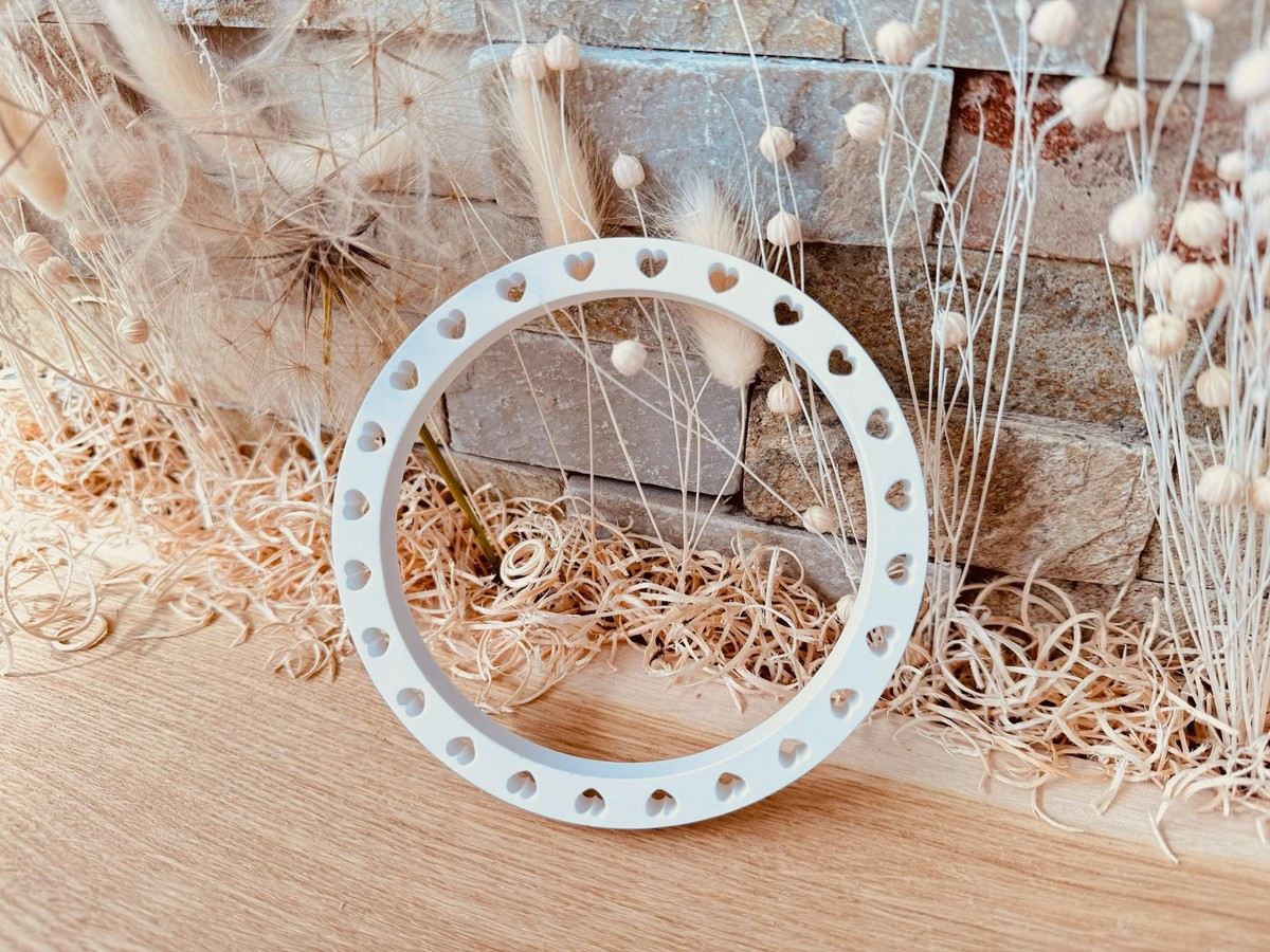 Silikon Gießform Herzring Loop Herzen – Ansicht 3