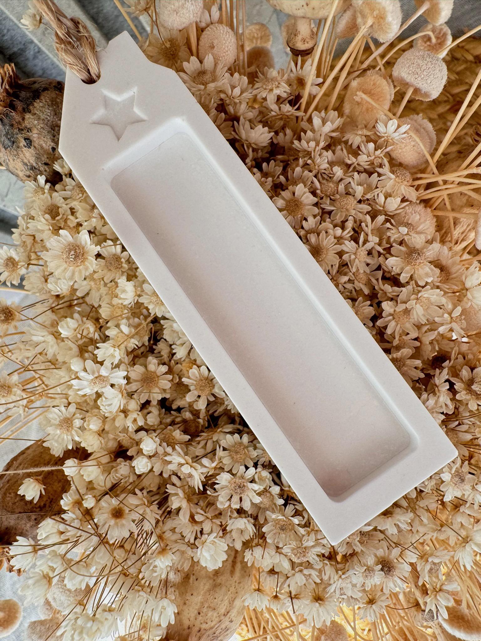 Silikon - Gießform - Häuser als Schokoladenriegelhalter - Aufhänger - verschiedene Muster -