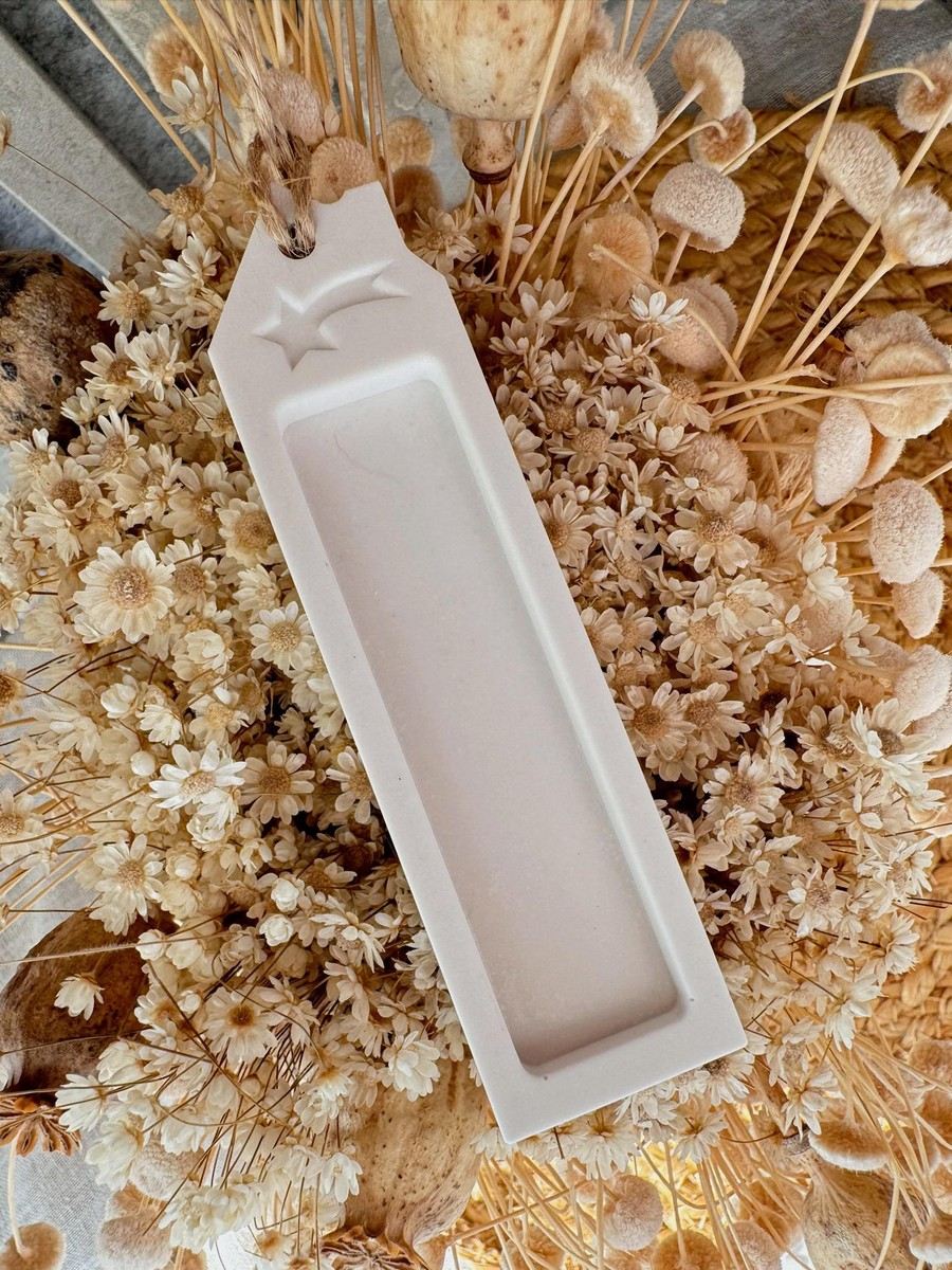 Silikon Gießform Häuser als Schokoladenriegelhalter Aufhänger verschiedene Muster – Ansicht 3