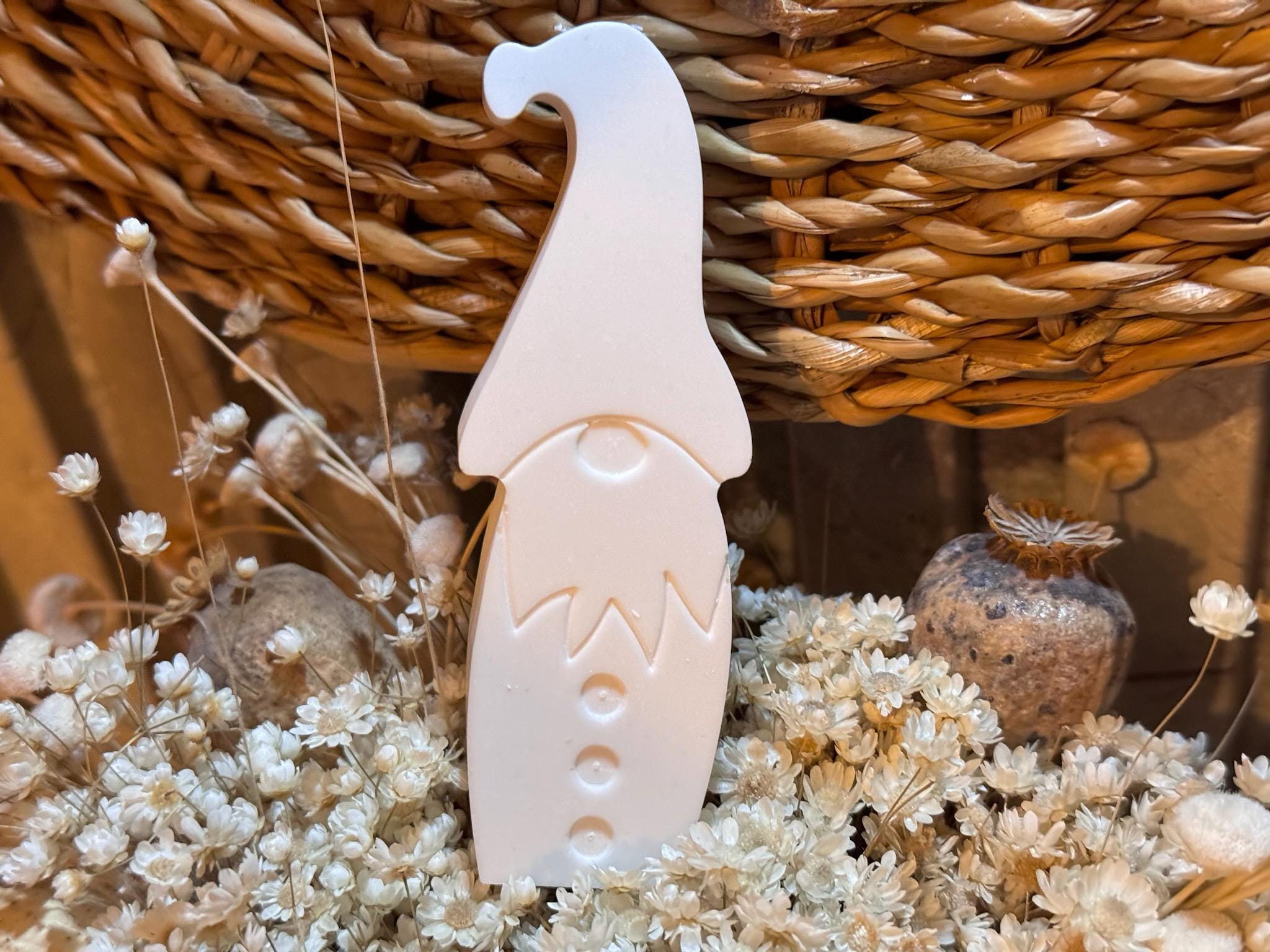 Silikon - Gießform - Wichtel mit Mützen -