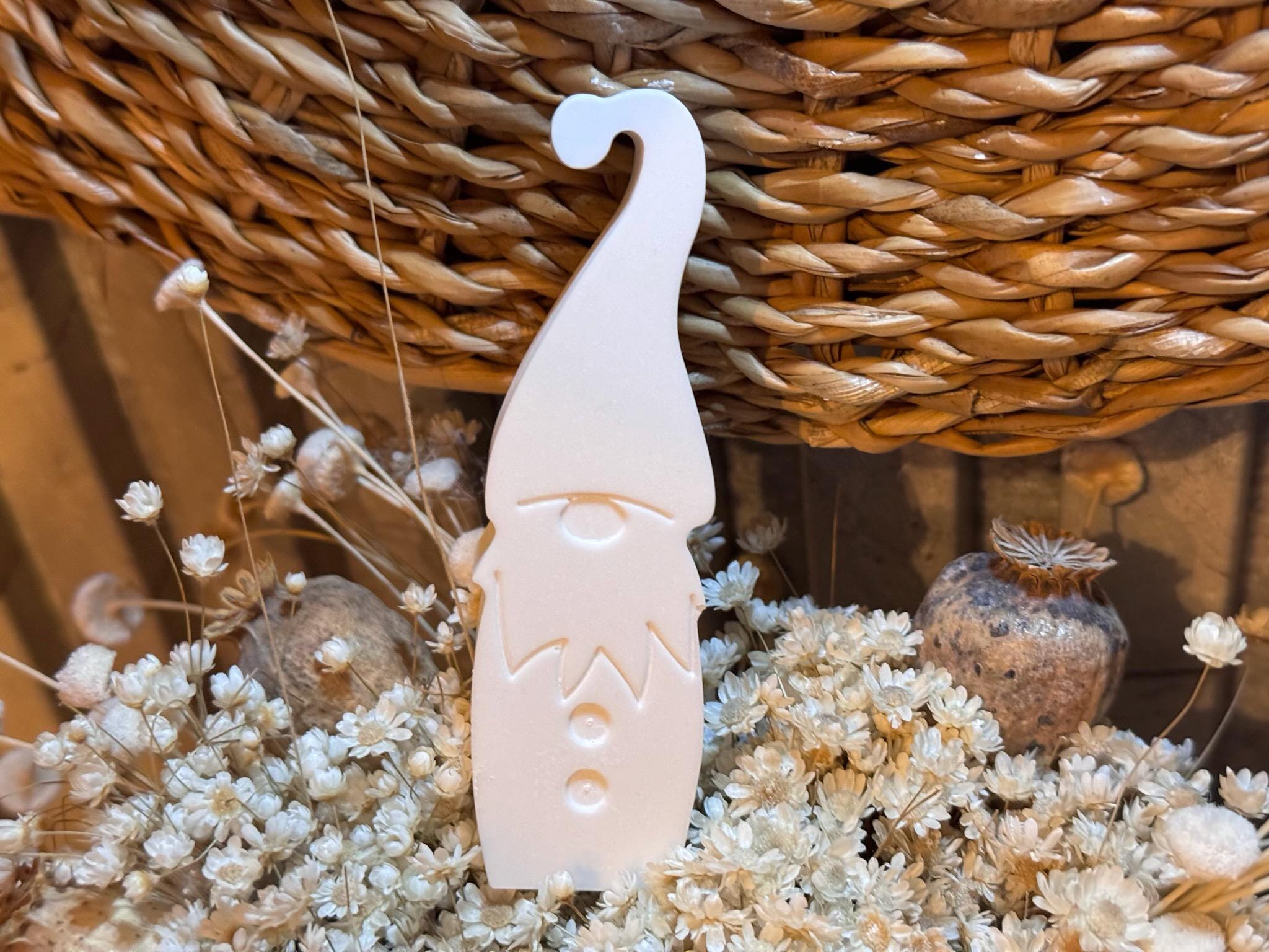 Silikon - Gießform - Wichtel mit Mützen -