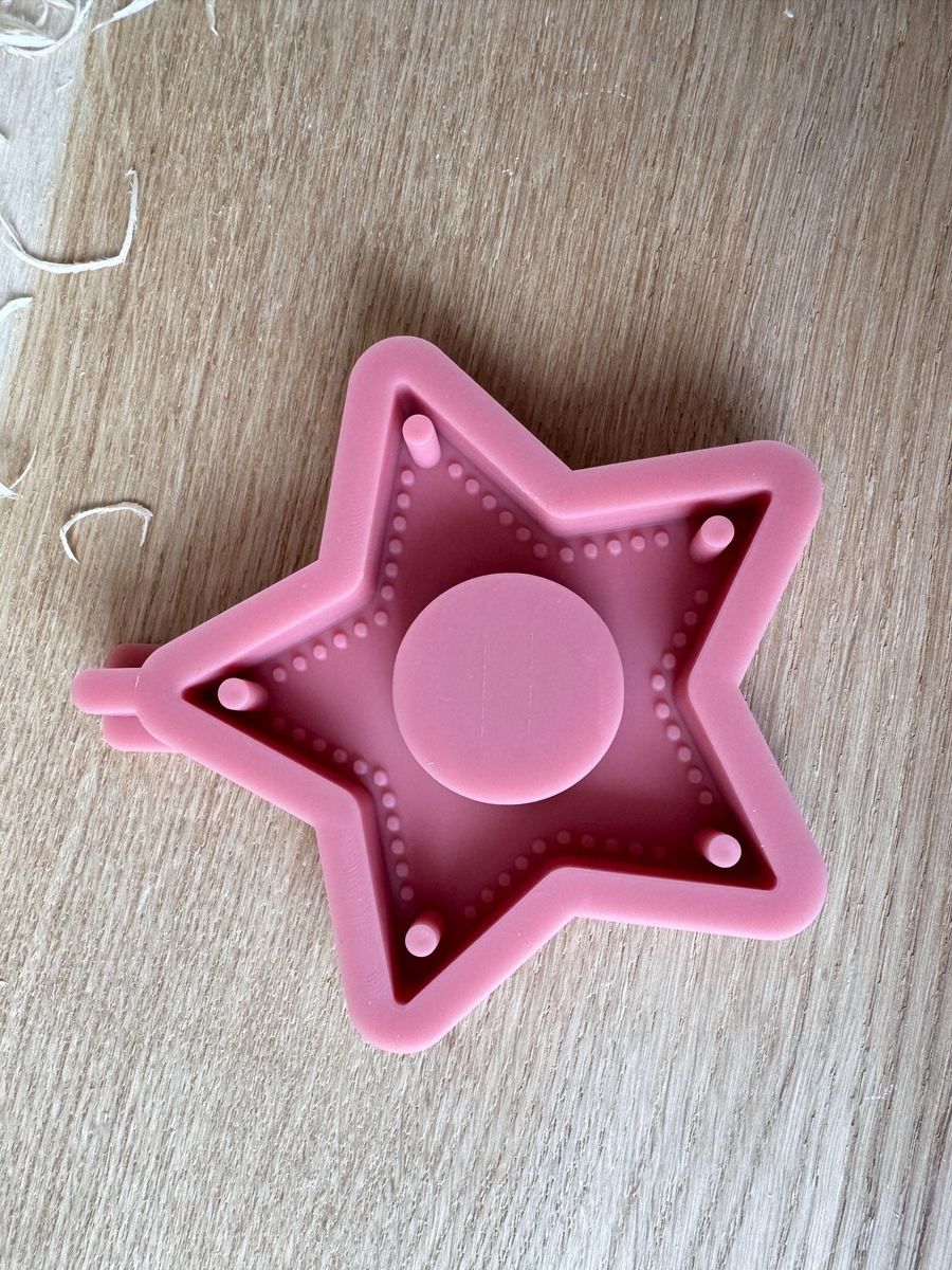 Silikon Gießform Stern für Schokokugeln – Ansicht 3