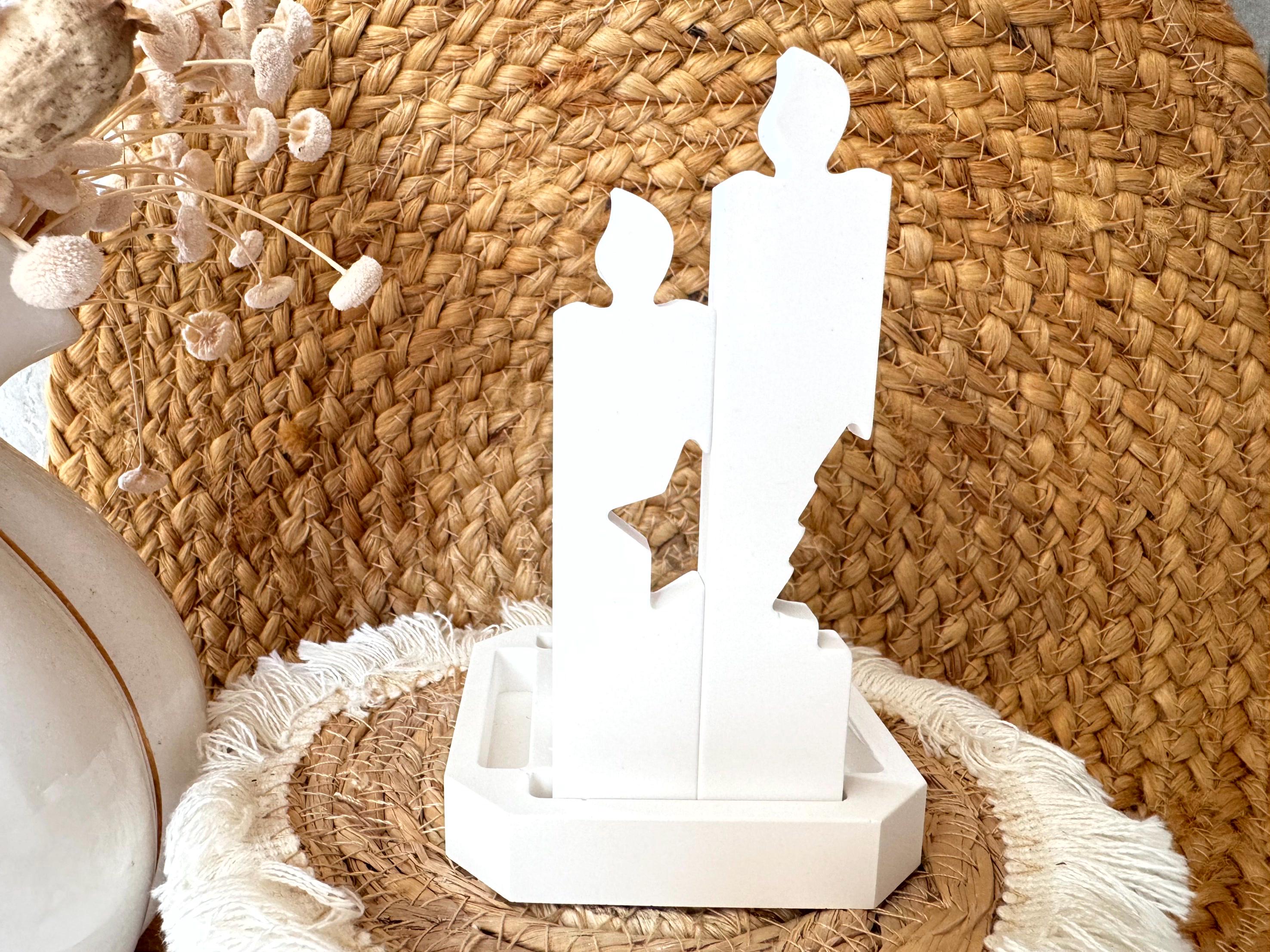 Silikon - Gießform -Klötzchen 4er Set Kerzen- Klötzchen Lichthäuser - Lichthausklötzchen - Klötzchen - Weihnachtswindlicht -