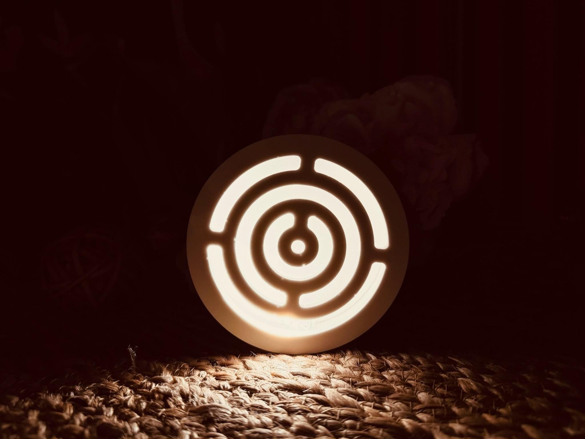 Silikon - Gießform - Kreis mit Ringen - Lichtkreis - Lichterzauber