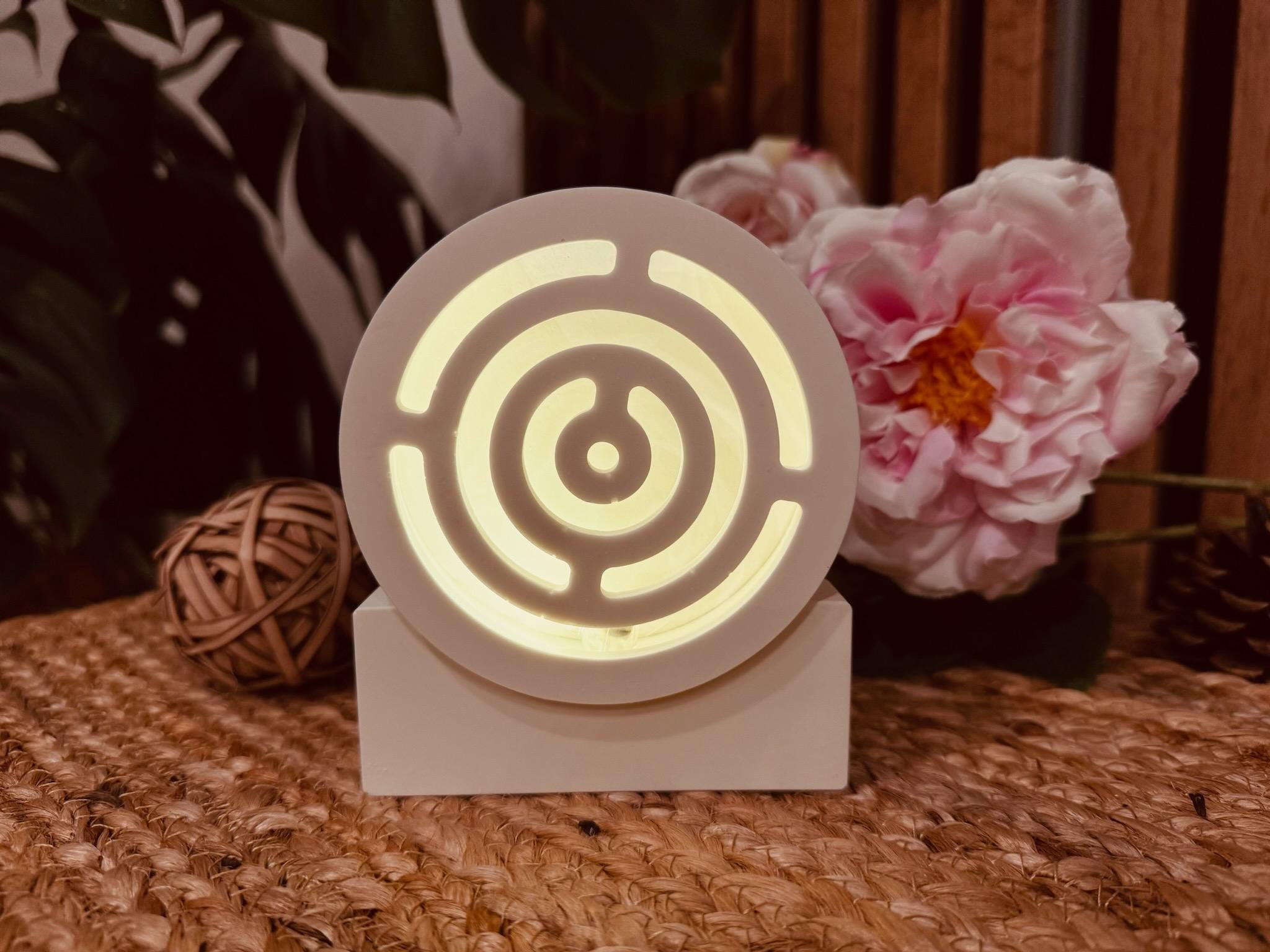 Silikon - Gießform - Kreis mit Ringen - Lichtkreis - Lichterzauber
