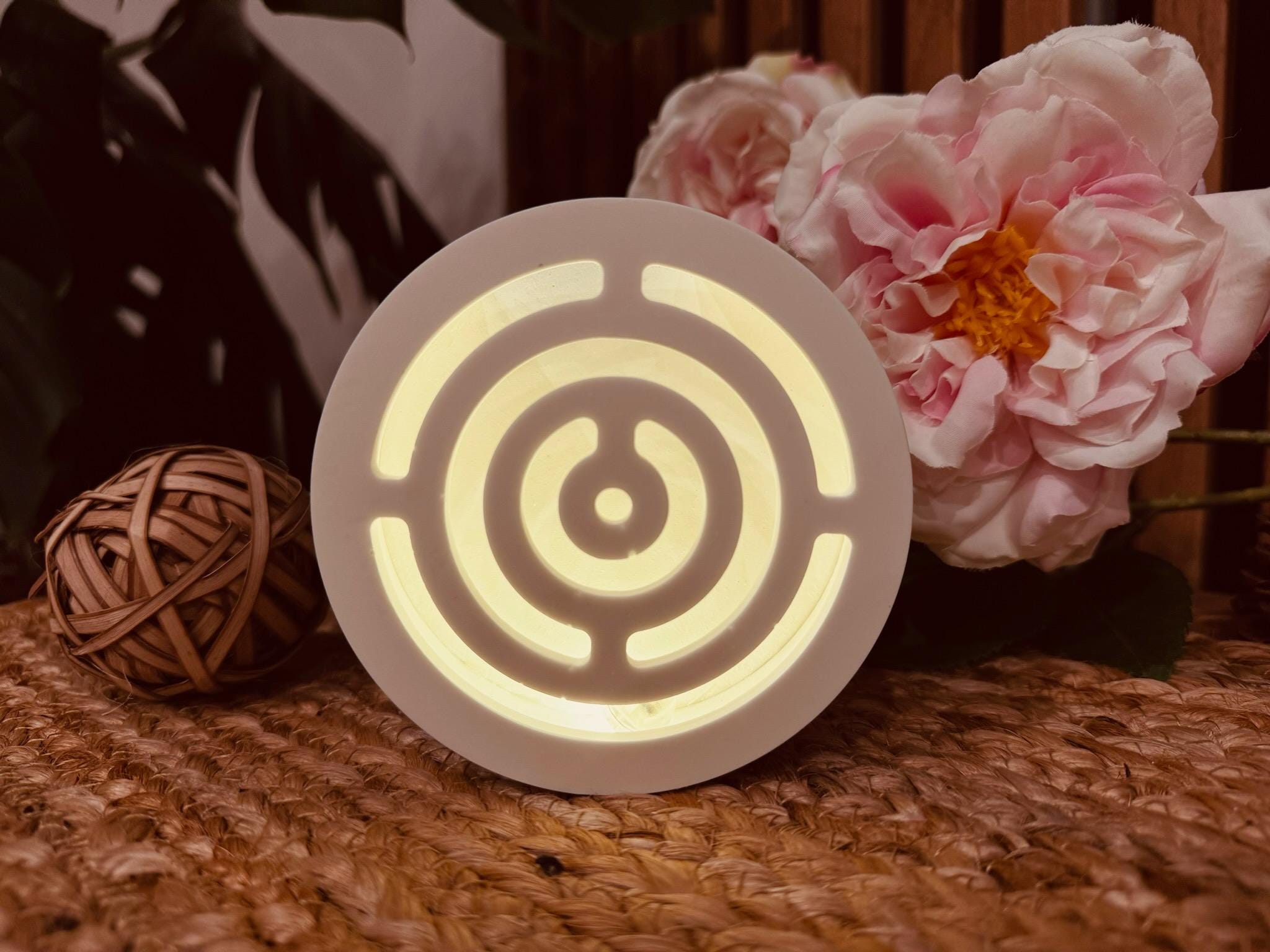 Silikon - Gießform - Kreis mit Ringen - Lichtkreis - Lichterzauber