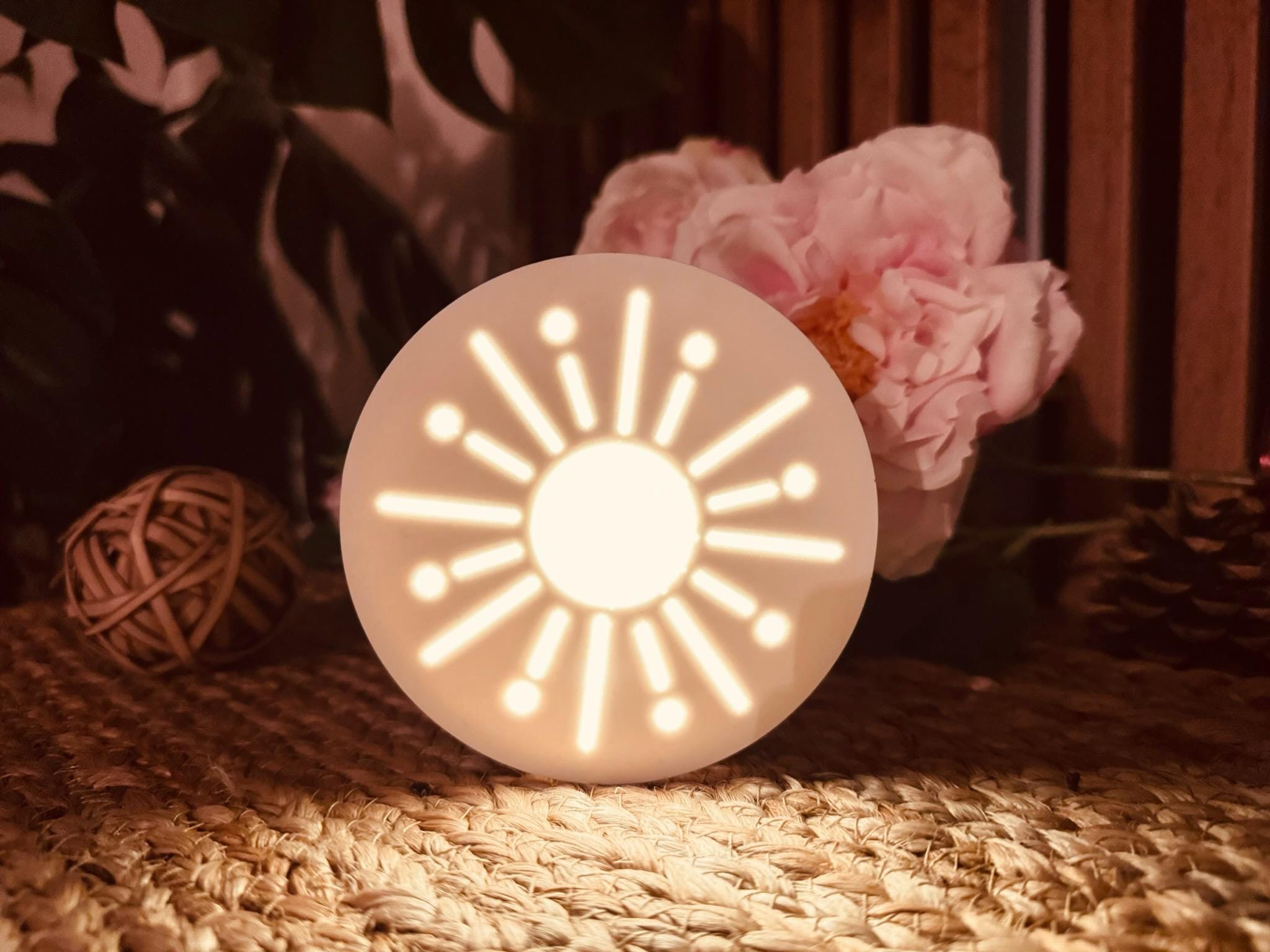 Silikon - Gießform - Kreis mit Sonne - Lichtkreis - Lichterzauber -