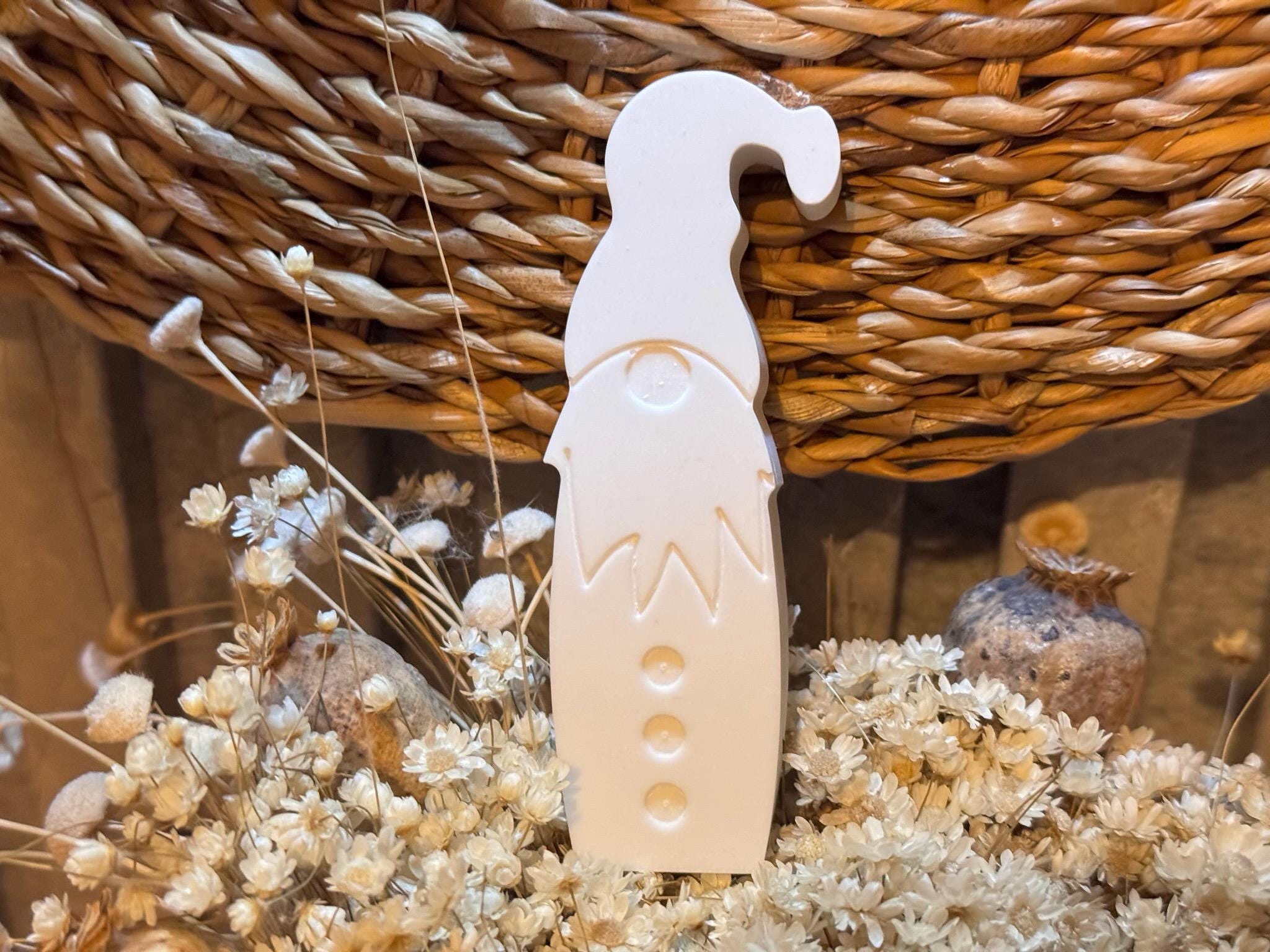 Silikon - Gießform - Wichtel mit Mützen -