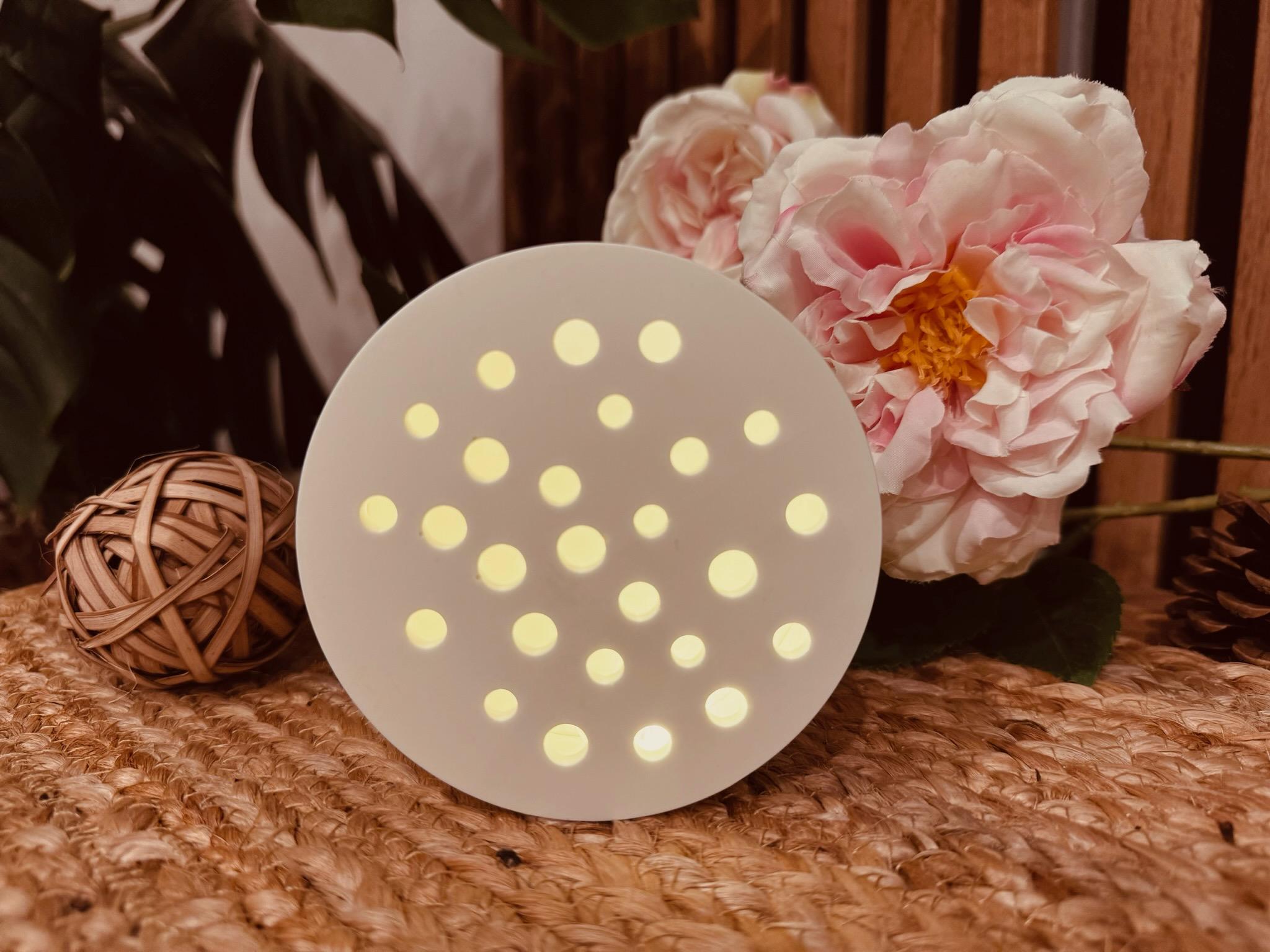 Silikon - Gießform - Kreis mit Punkten - Lichtkreis - Lichterzauber