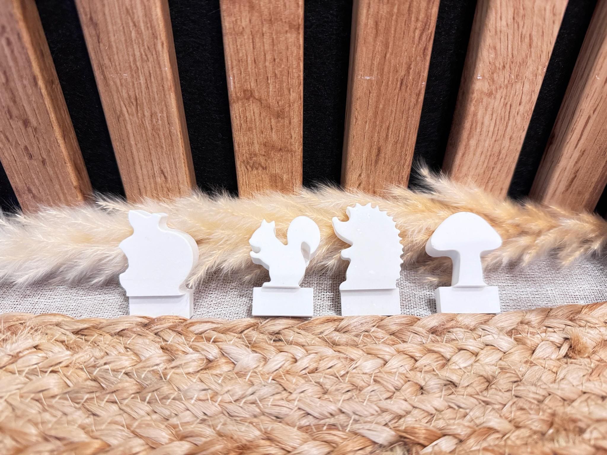Silikon - Gießform - Klötzchenhäuser Herbstmotive - Klötzchen - Häuserkranz -