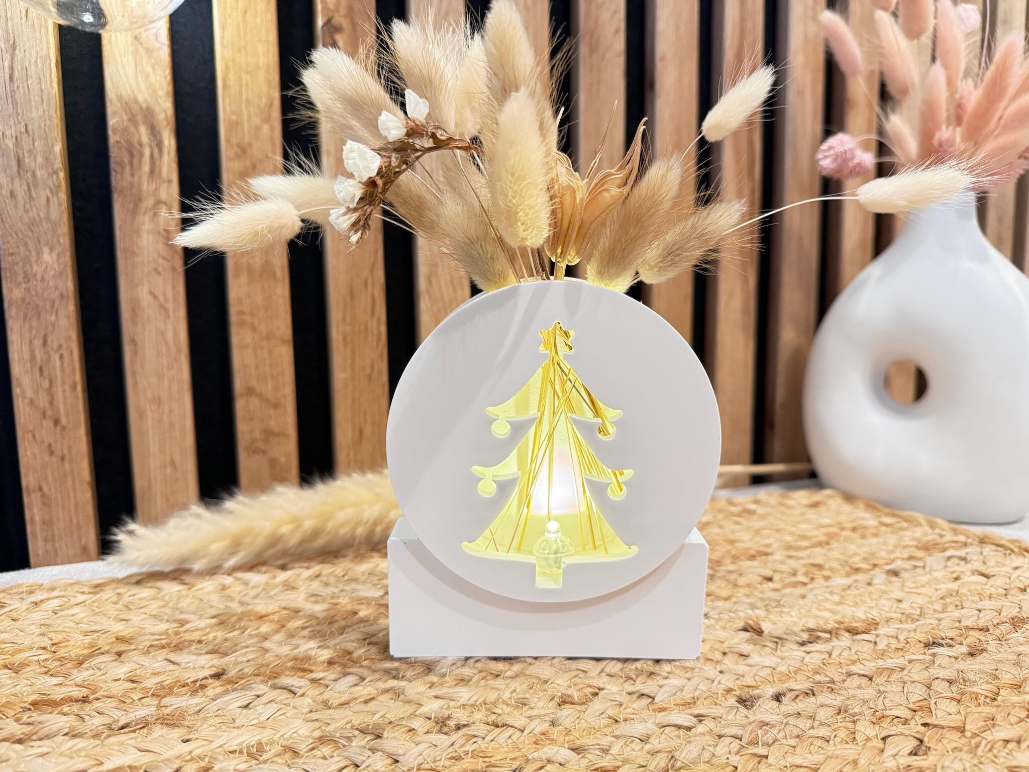 Silikon - Gießform - Tannenbaum - Lichtkreis - Lichterzauber