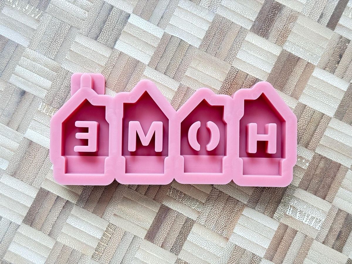 Silikon Gießform Home Klötzchen Häuserkranz – Ansicht 2