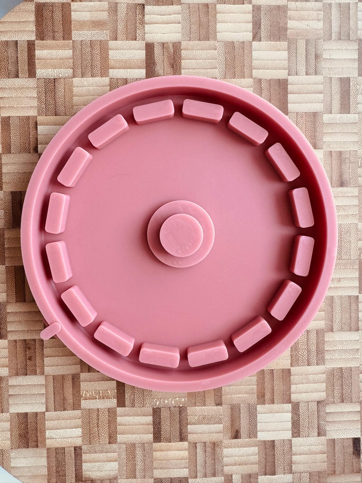 Adventskranz Set - (Grundplatte + 16 Steckklötze inkl. Kerzenhalter)