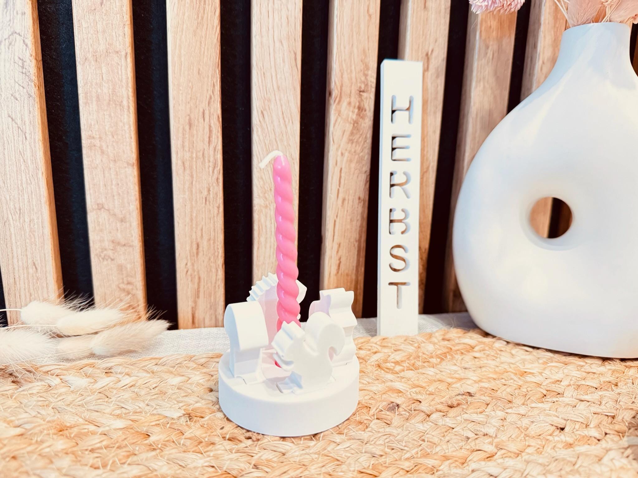 Silikon - Gießform - Klötzchenhäuser 4er Grundplatte - Baumstabkerze - Klötzchen - Häuserkranz -