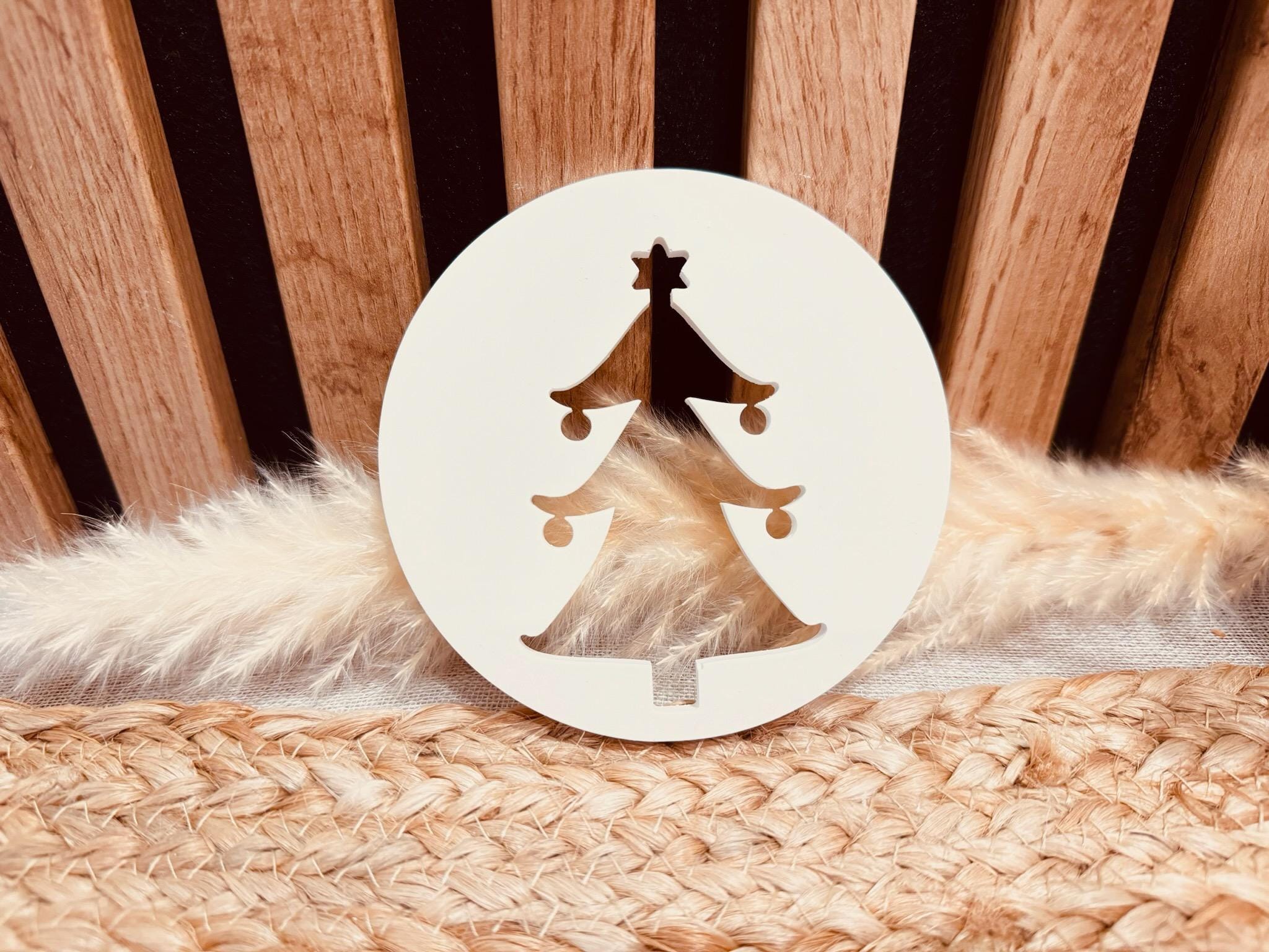 Silikon - Gießform - Tannenbaum - Lichtkreis - Lichterzauber