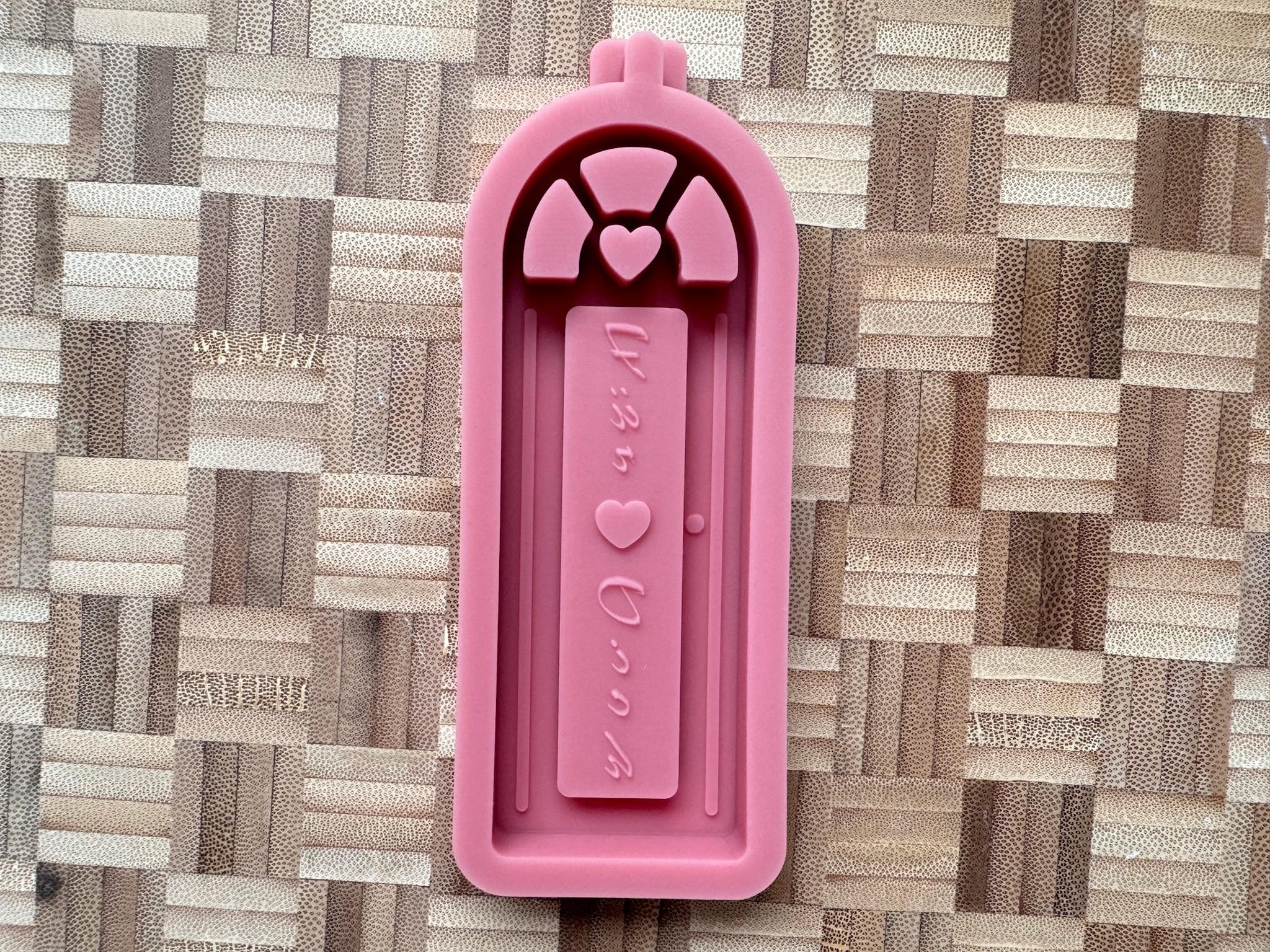 Silikon - Gießform - Wichteltür als Schokoladenriegelhalter - Schokoladenriegelhalter -