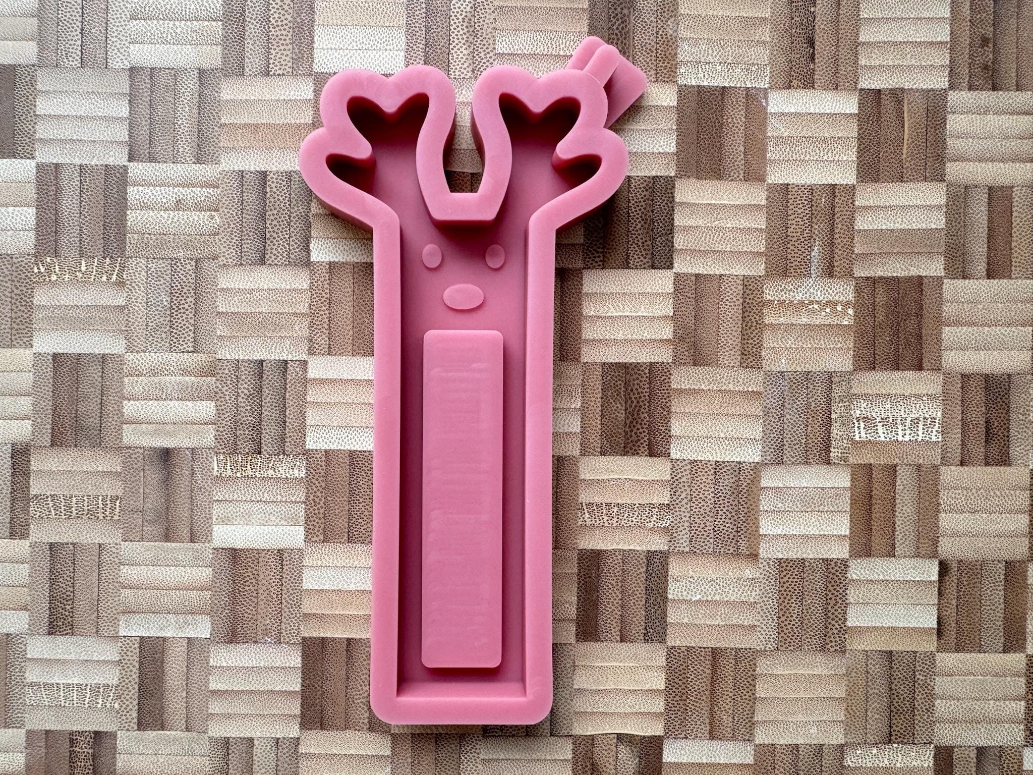 Silikon - Gießform - Elch als Schokoladenriegelhalter - Schokoladenriegelhalter -