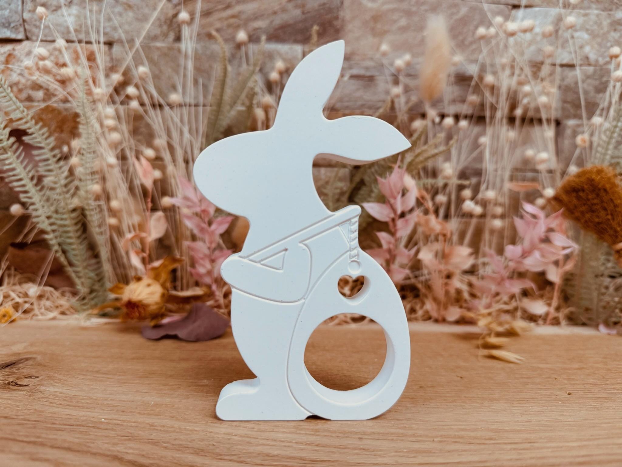 Silikon - Gießform - Wanderhase mit Sack - Ostern - Schokoladenkugelhalter -