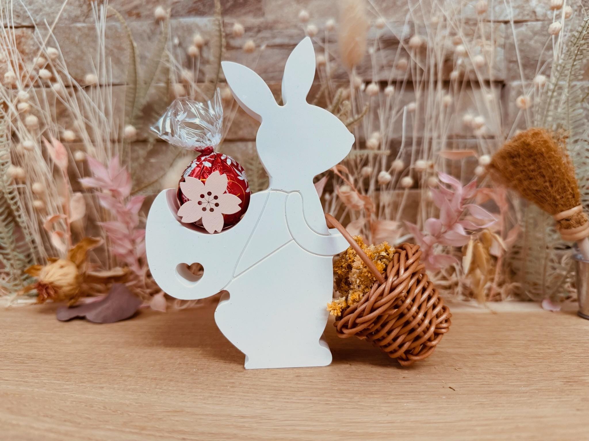 Silikon - Gießform - Wanderhase mit Rucksack - Ostern - Schokoladenkugelhalter -