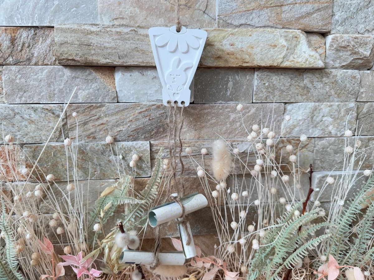 Silikon Gießform Hase mit Blumenballon Aufhänger Geschenkanhänger – Ansicht 4