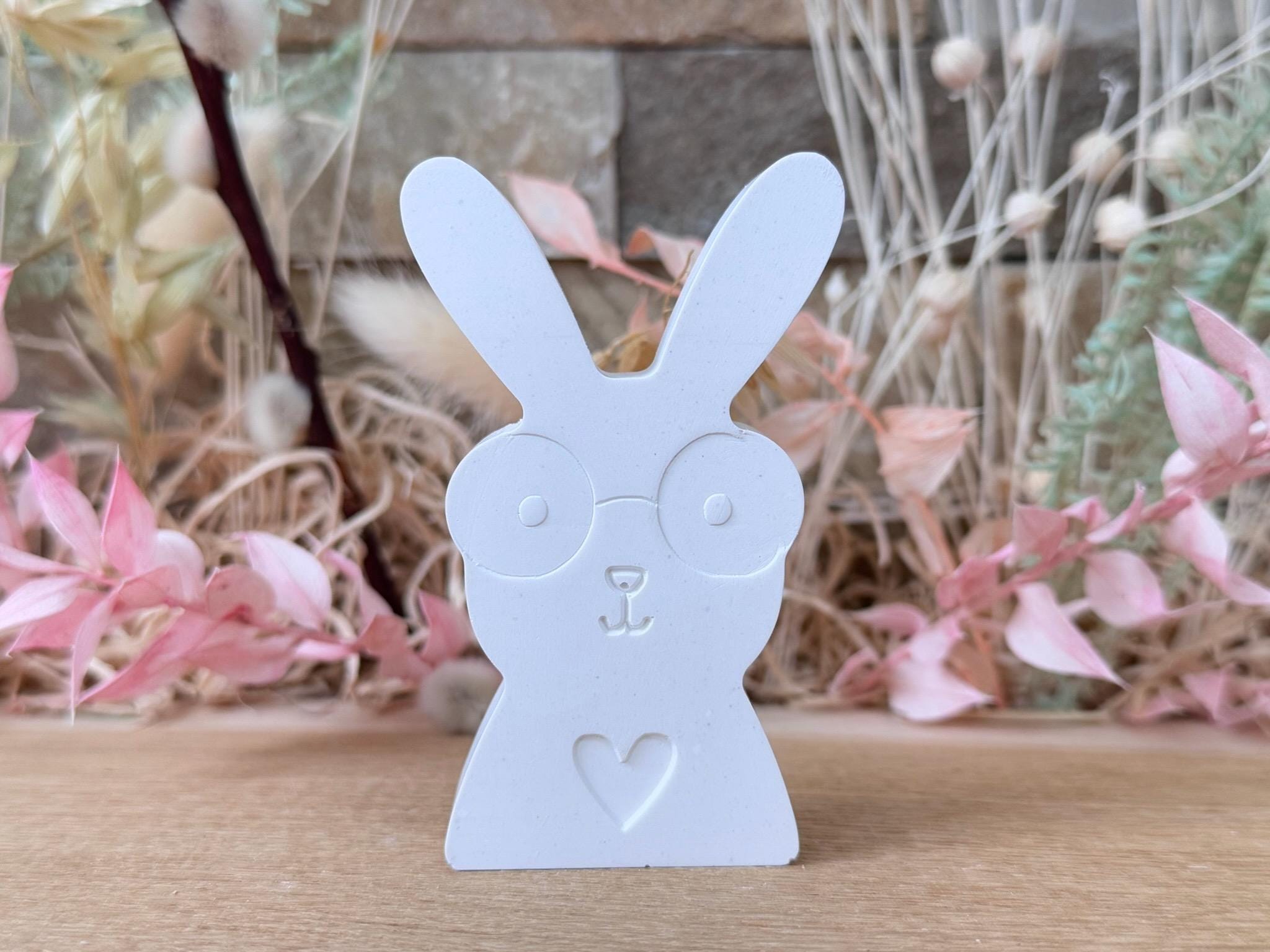 Silikon - Gießform - Hase mit Sonnenbrille 2 - Ostern -