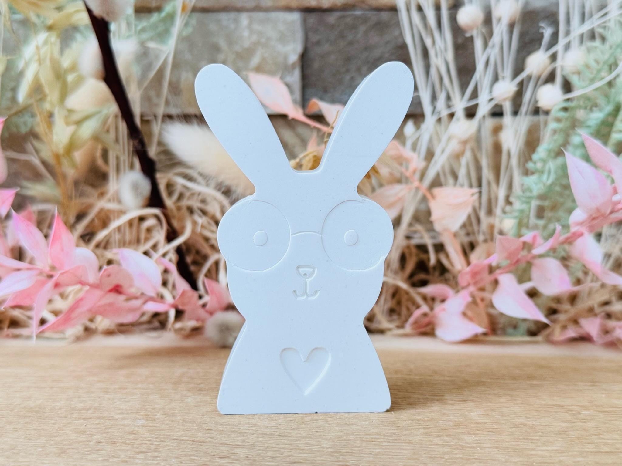 Silikon - Gießform - Hase mit Sonnenbrille 2 - Ostern -