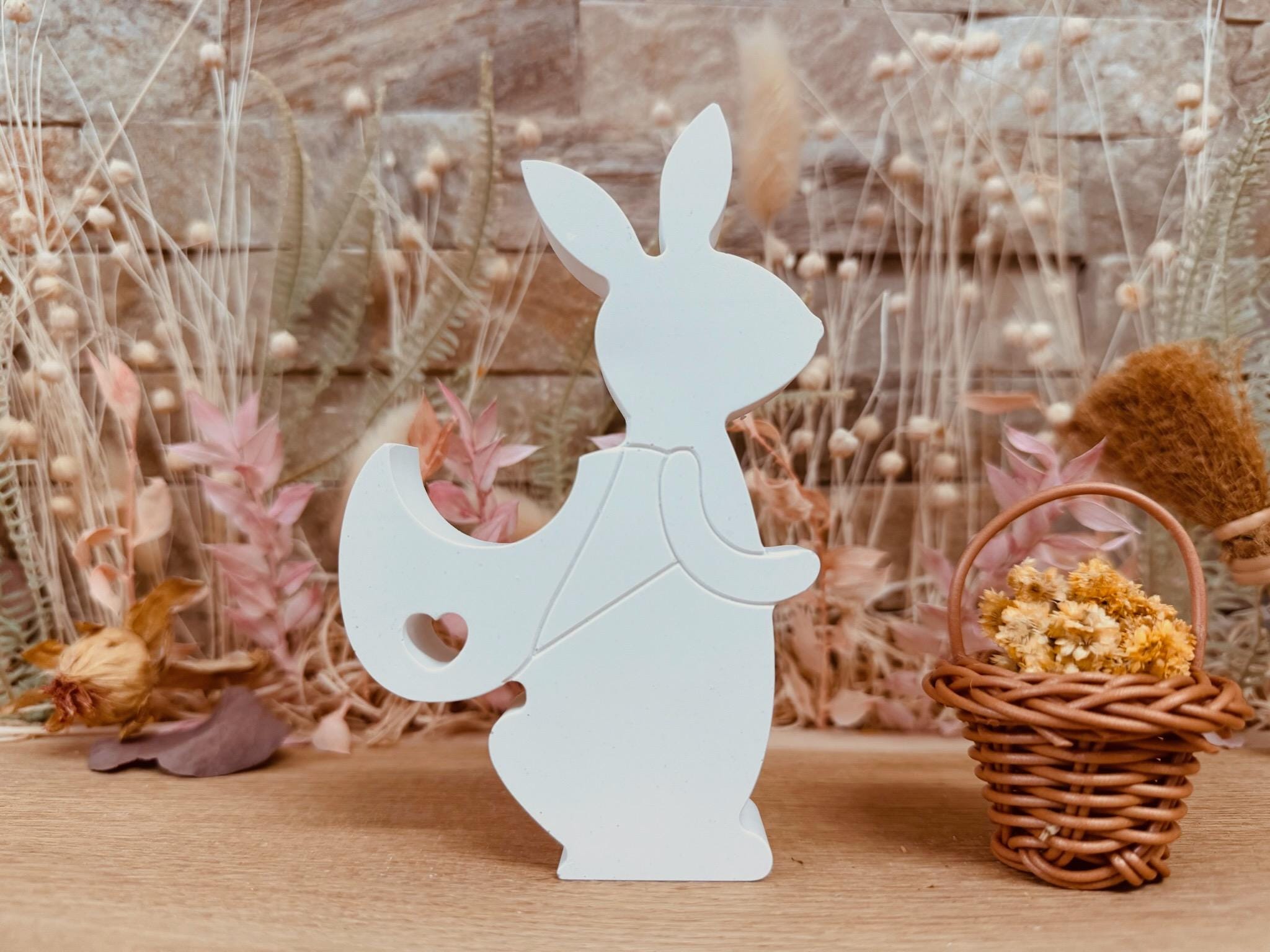 Silikon - Gießform - Wanderhase mit Rucksack - Ostern - Schokoladenkugelhalter -