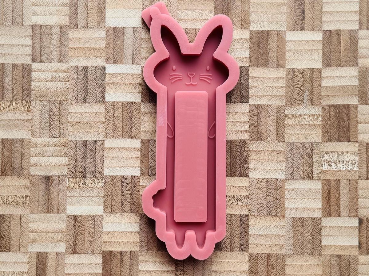 Silikon Gießform Hase als Schokoladenriegelhalter – Ansicht 2