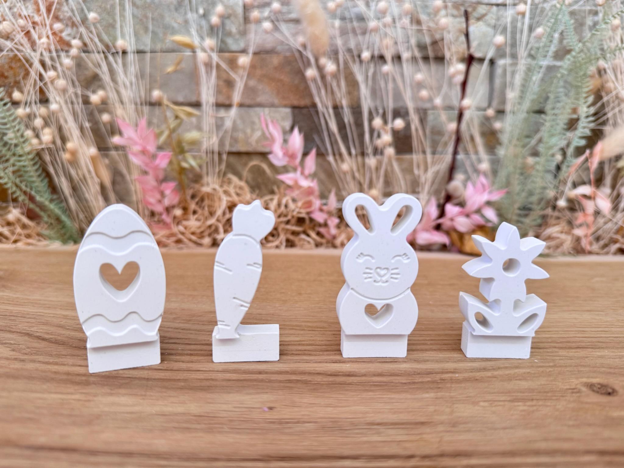 Silikon - Gießform - Klötzchenhäuser - Osterset - Klötzchen - Häuserkranz -