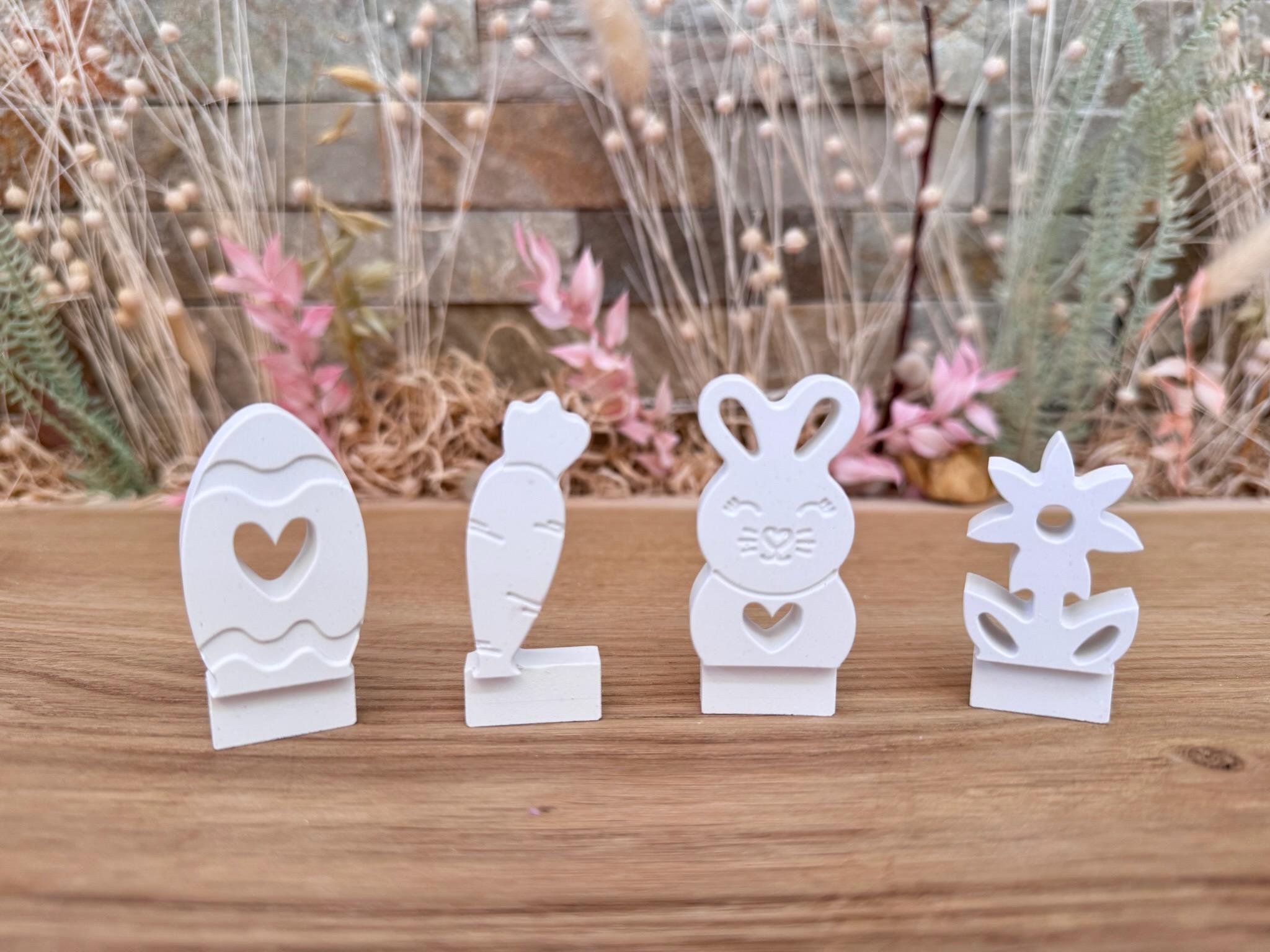 Silikon - Gießform - Klötzchenhäuser - Osterset - Klötzchen - Häuserkranz -