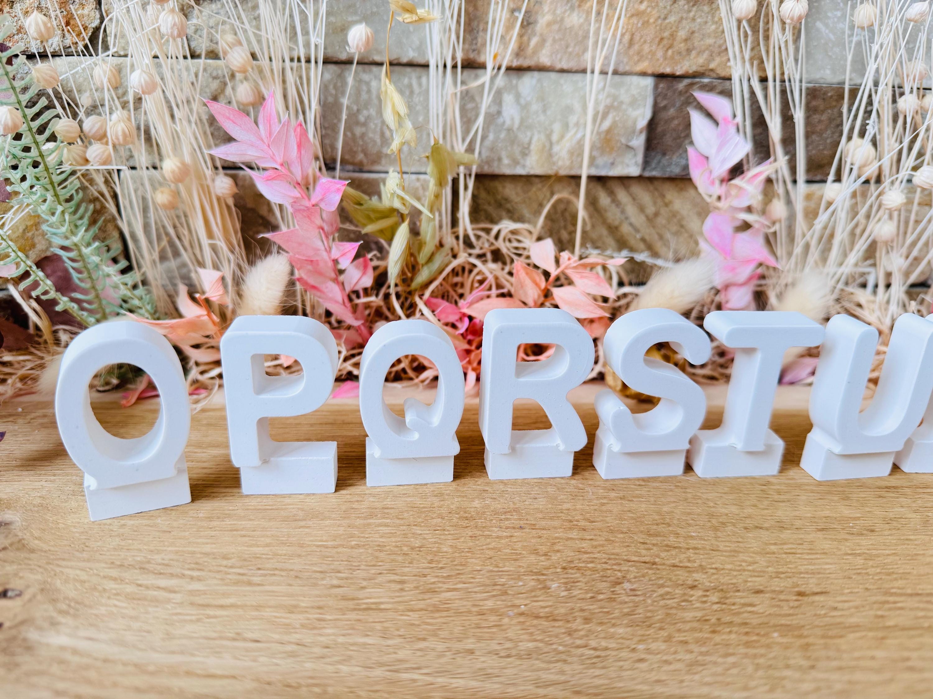 Silikon - Gießform - Buchstabenmatte - Klötzchen - Häuserkranz -