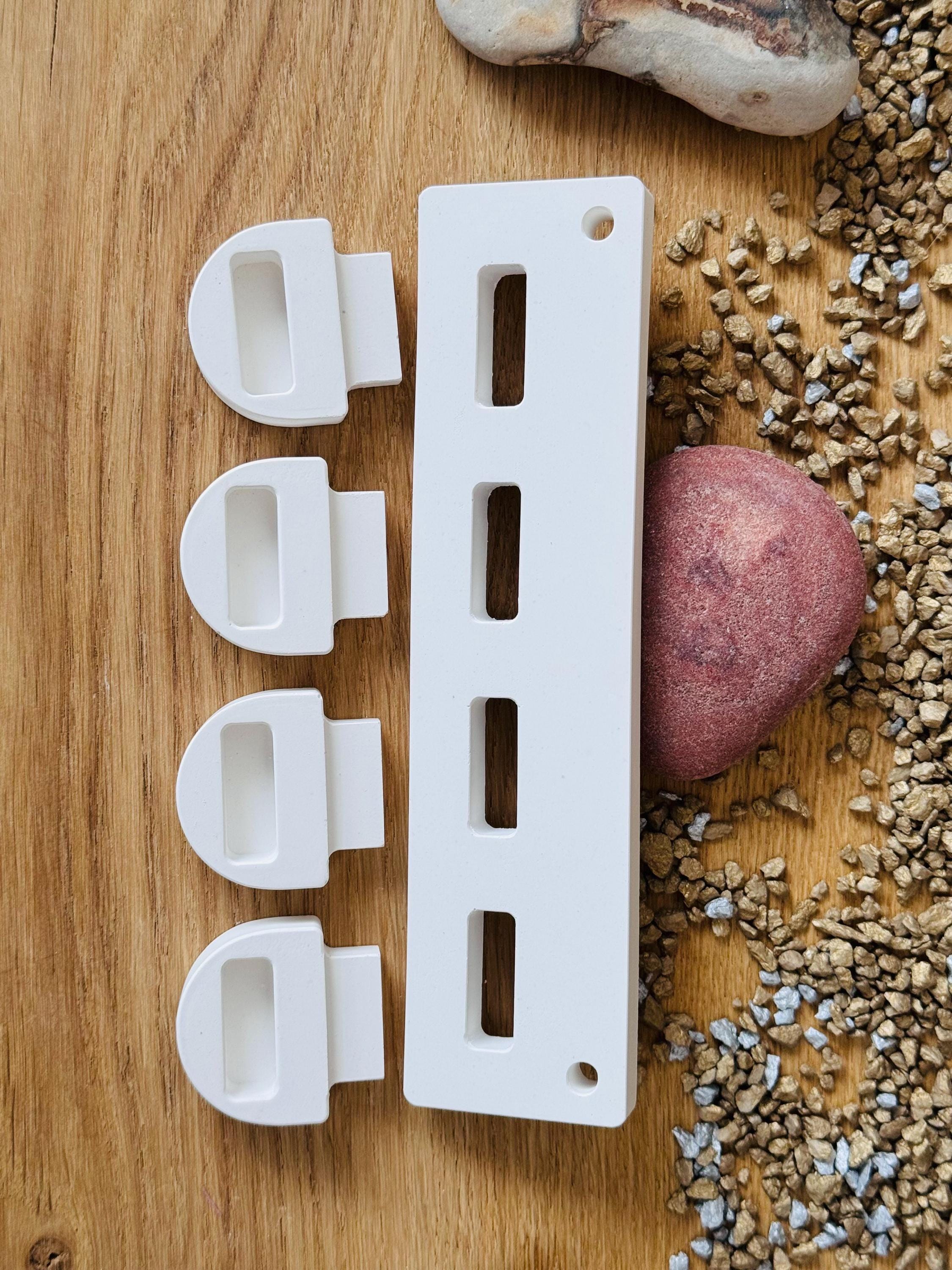 Silikon - Gießform - 4er Wandhalterung für Häuserkranz-Formen – passend für unsere Häuserkranzformen