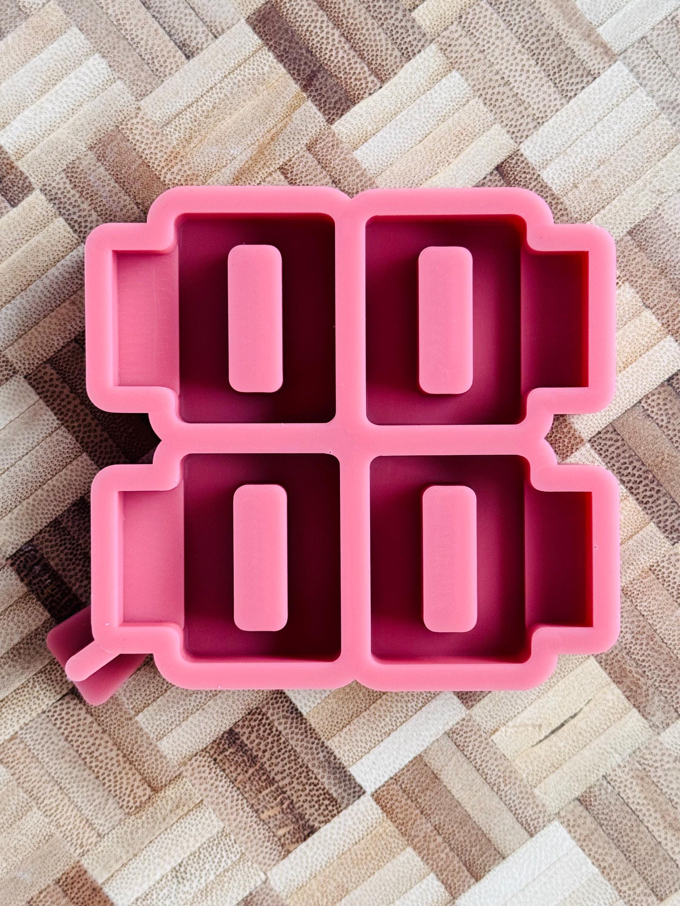 Silikon - Gießform - 4er Wandhalterung für Häuserkranz-Formen – passend für unsere Häuserkranzformen