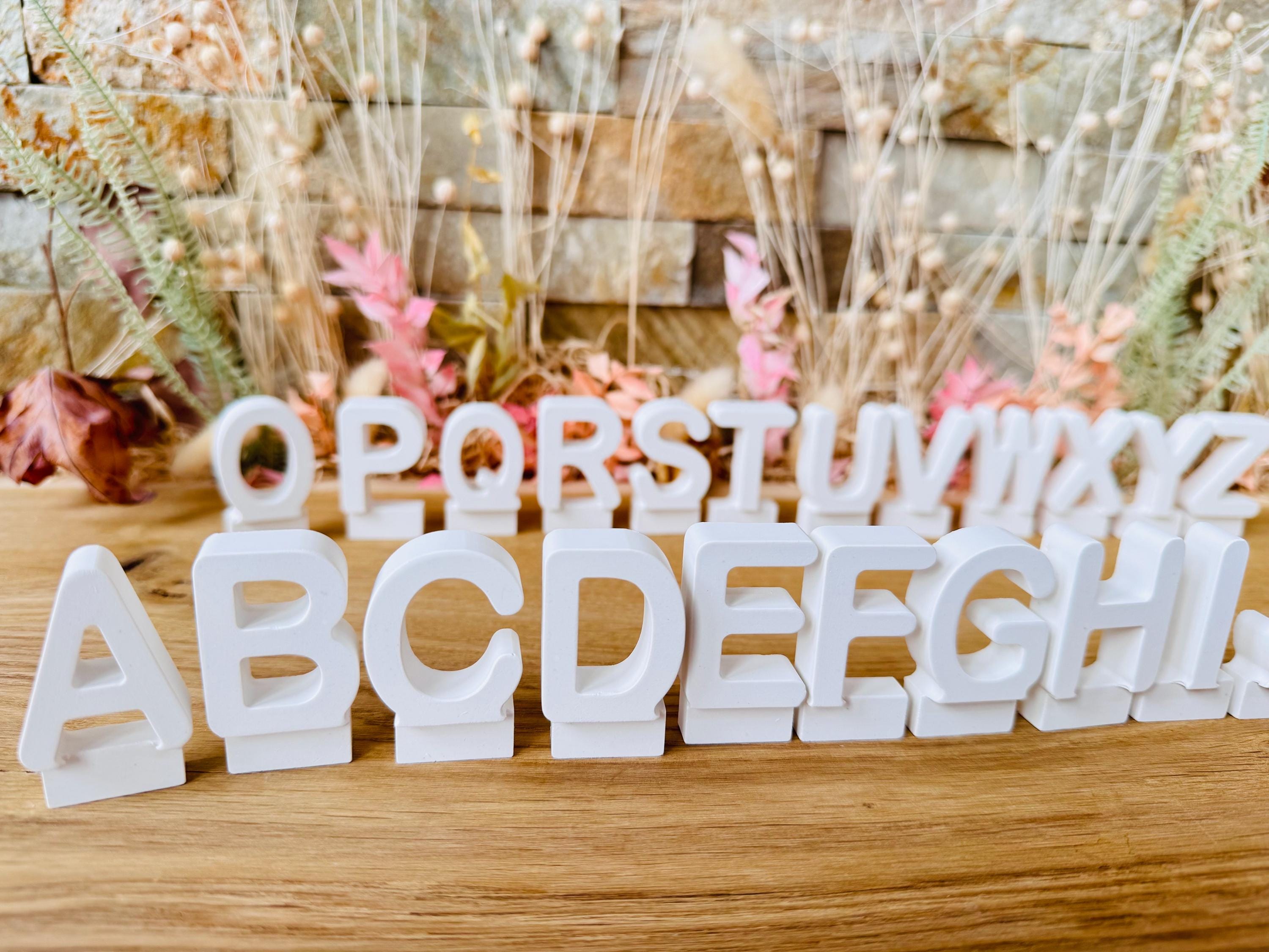 Silikon - Gießform - Buchstabenmatte - Klötzchen - Häuserkranz -