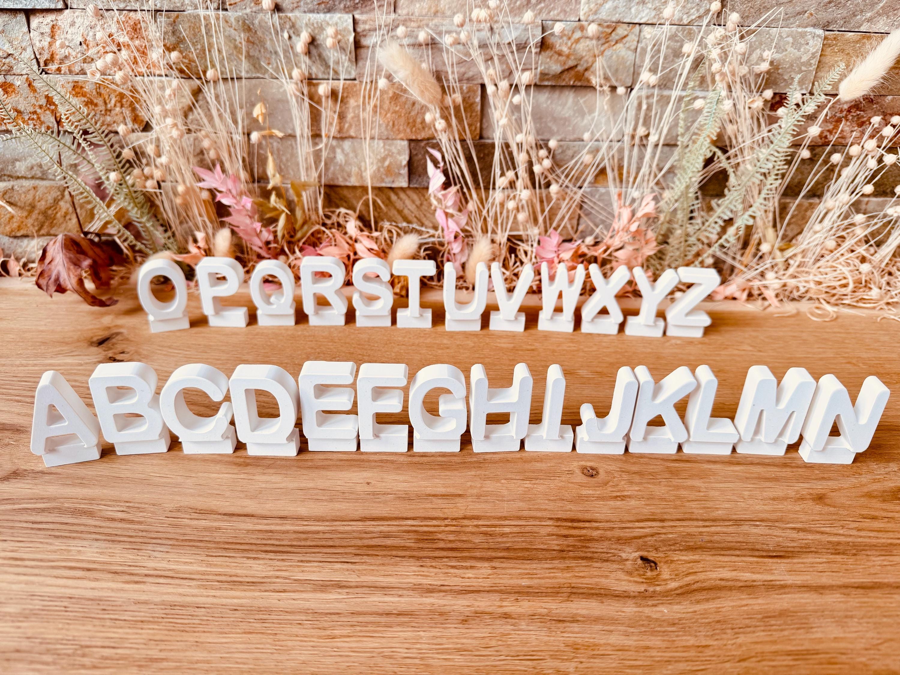 Silikon - Gießform - Buchstabenmatte - Klötzchen - Häuserkranz -