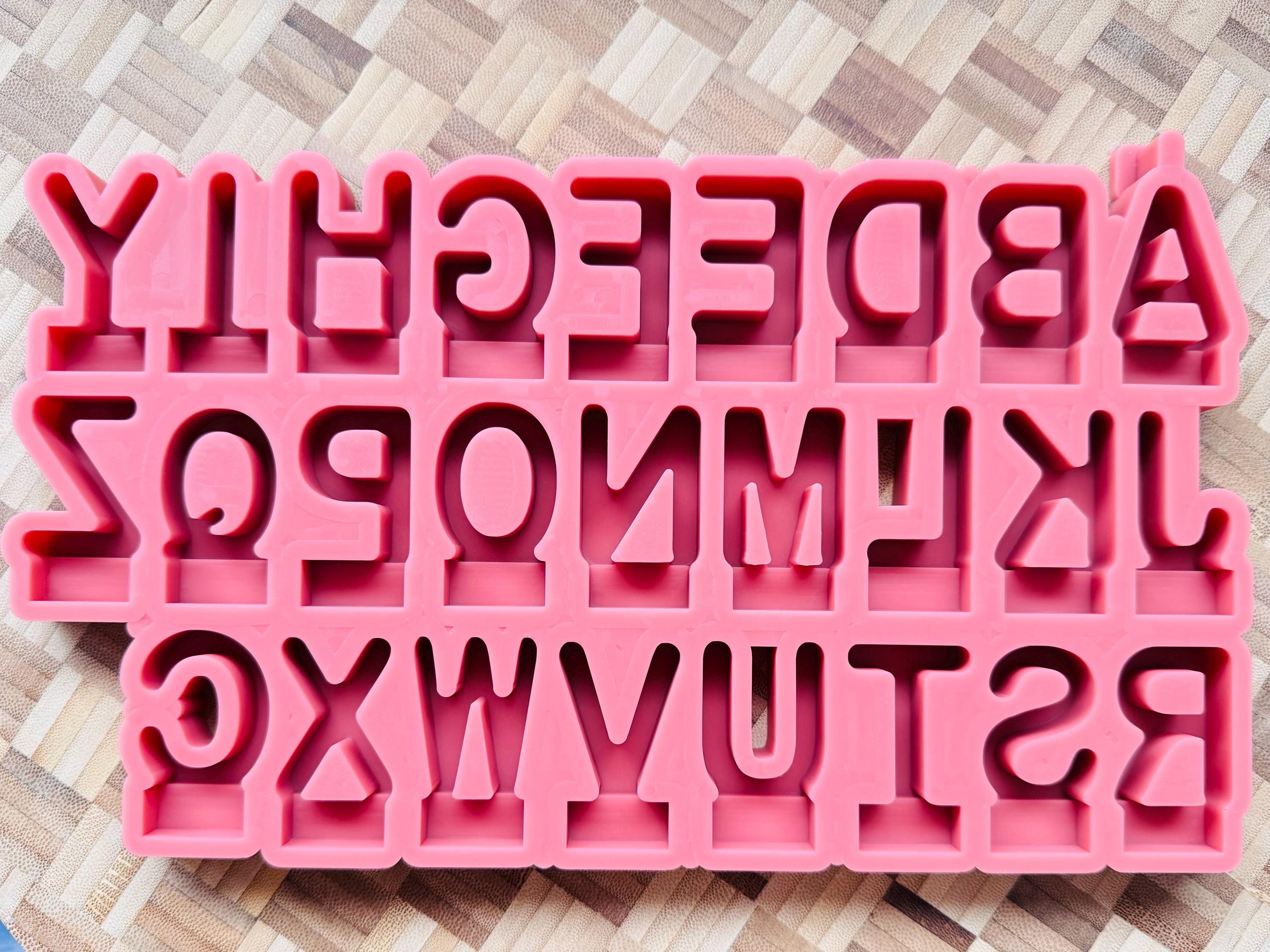 Silikon - Gießform - Buchstabenmatte - Klötzchen - Häuserkranz -