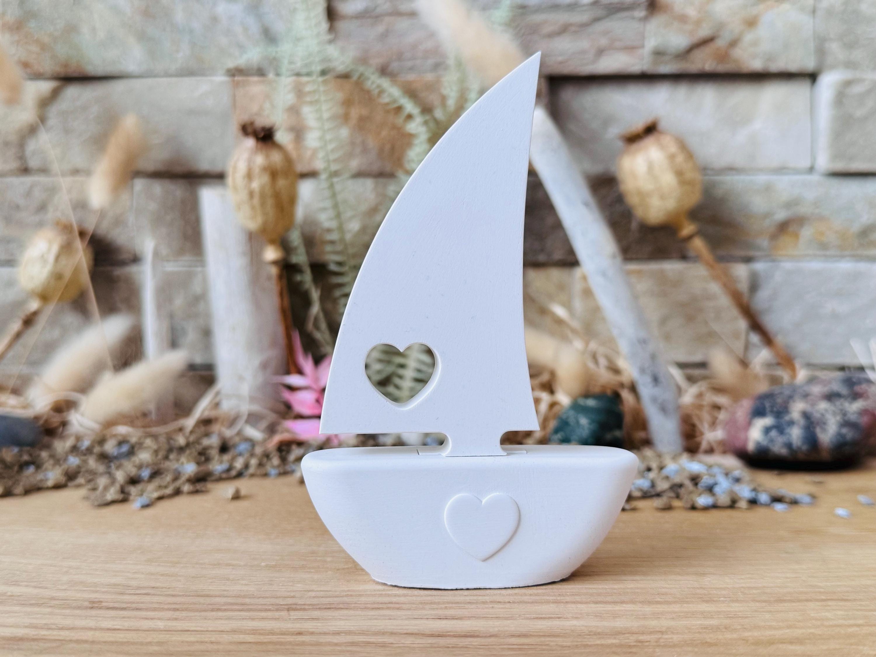 Silikon - Gießform -Silikonform Segel 4 Hoch – Passend zur Boot-Grundform - Klötzchen - Häuserkranz -